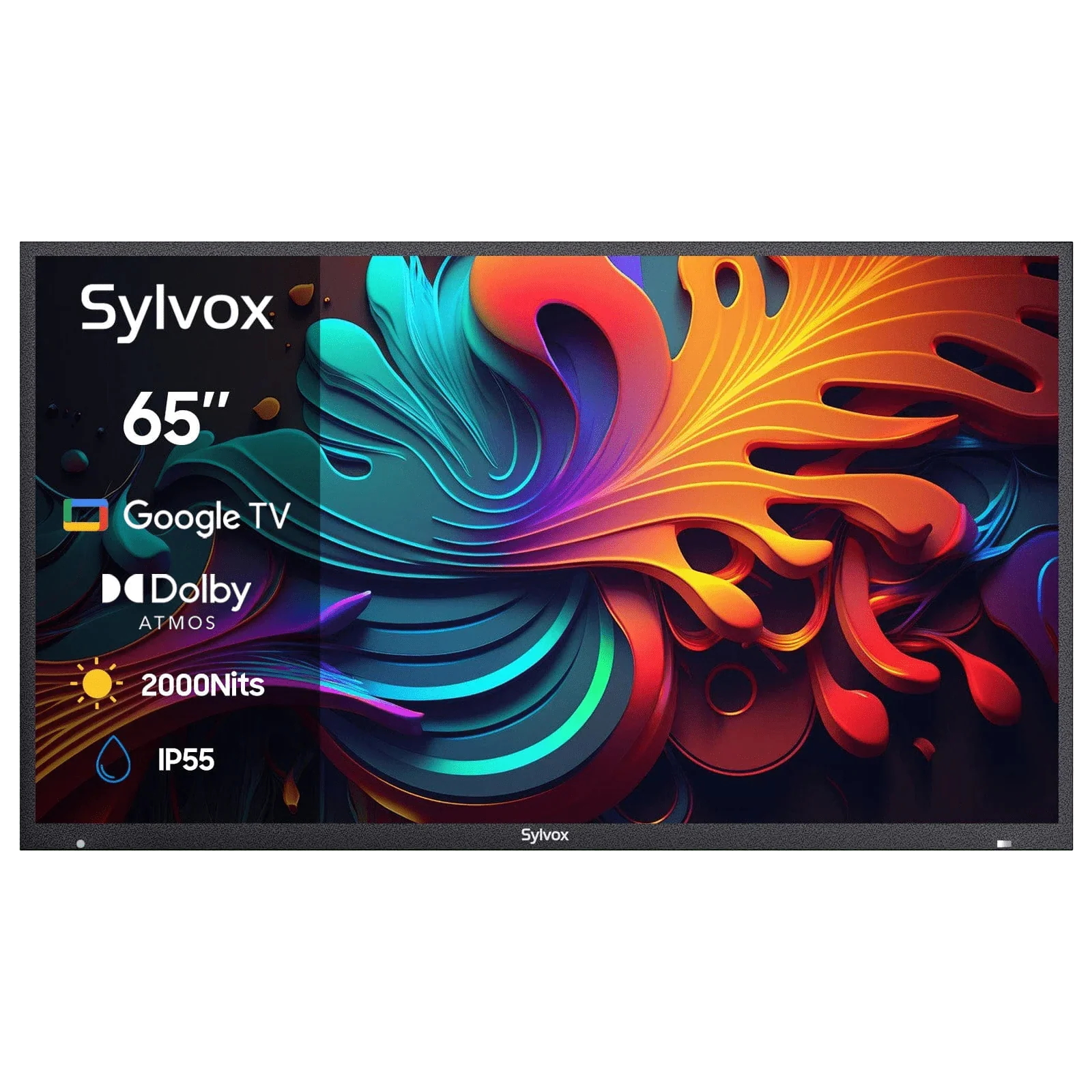 SYLVOX 190 cm / 75” Volle Sonne Outdoor Google QLED TV - Image 4