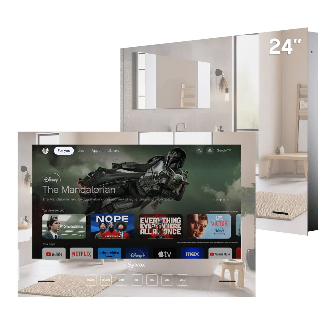 SYLVOX 40 cm / 15.6” Tragbarer wasserdichter TV - Image 2