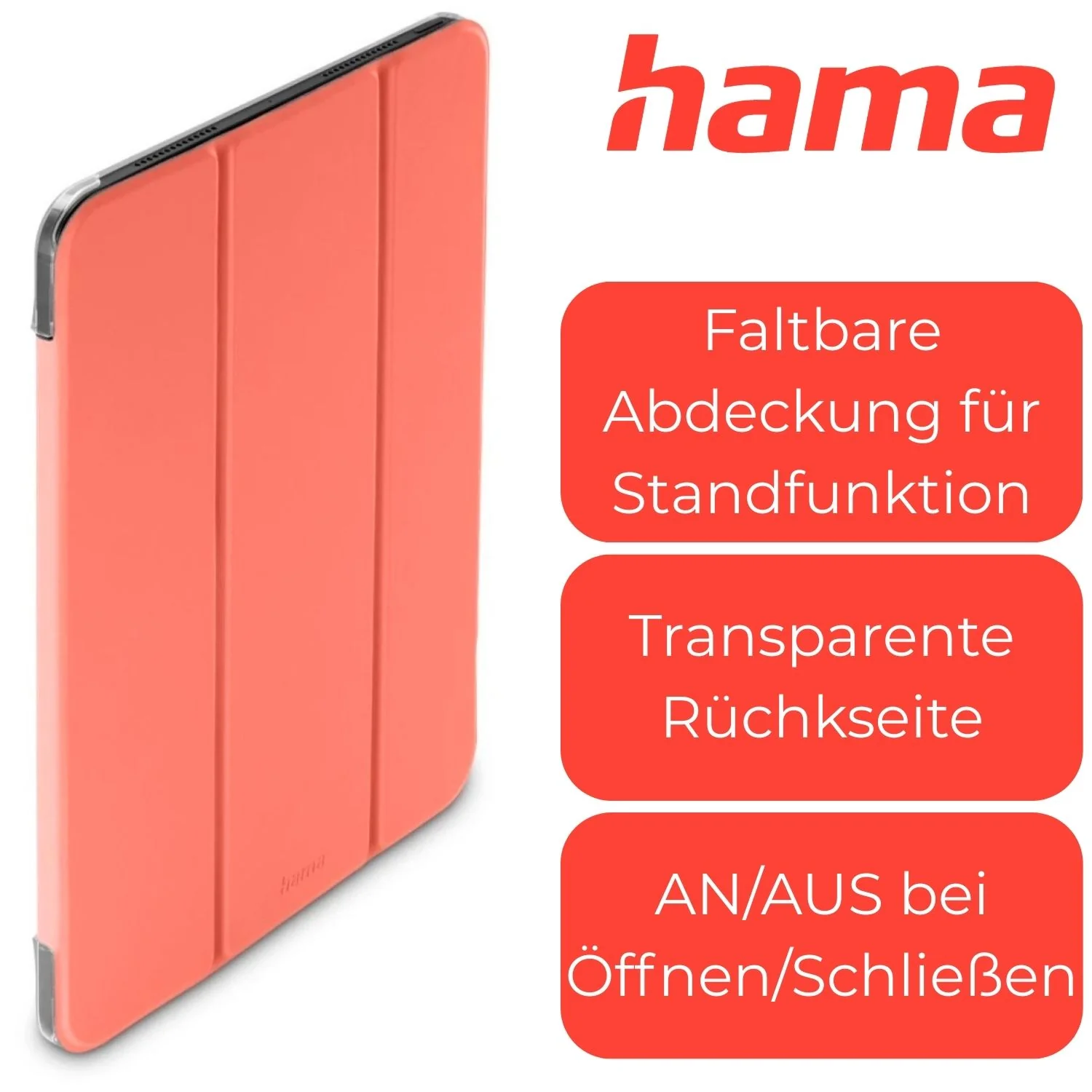 Tablet-Case Fold Clear Coral für Apple iPad A16 11 2025/10 2022 - Image 10