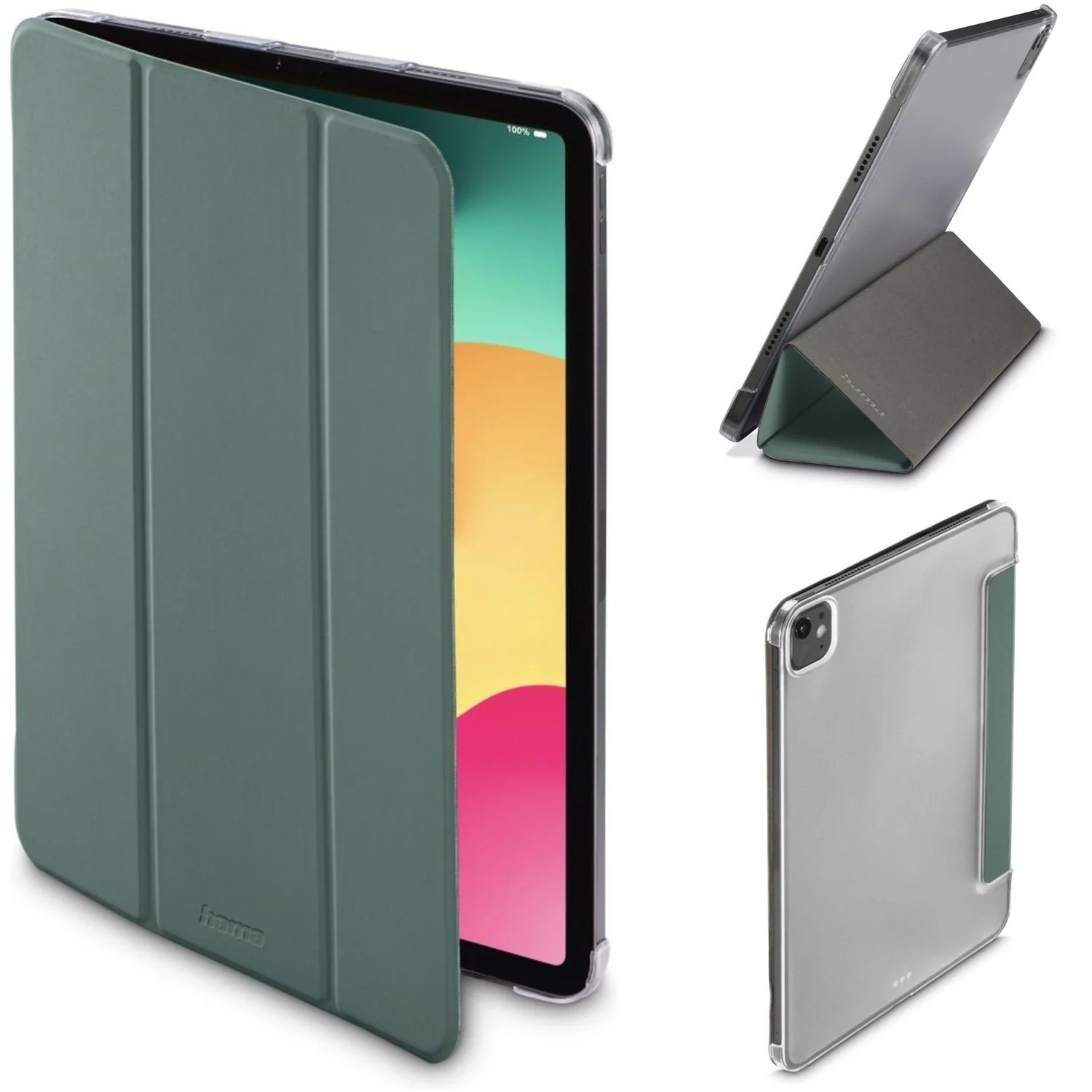 Tablet-Case Fold Clear Grün für Apple iPad Pro 11 M5 2025/M4 2024