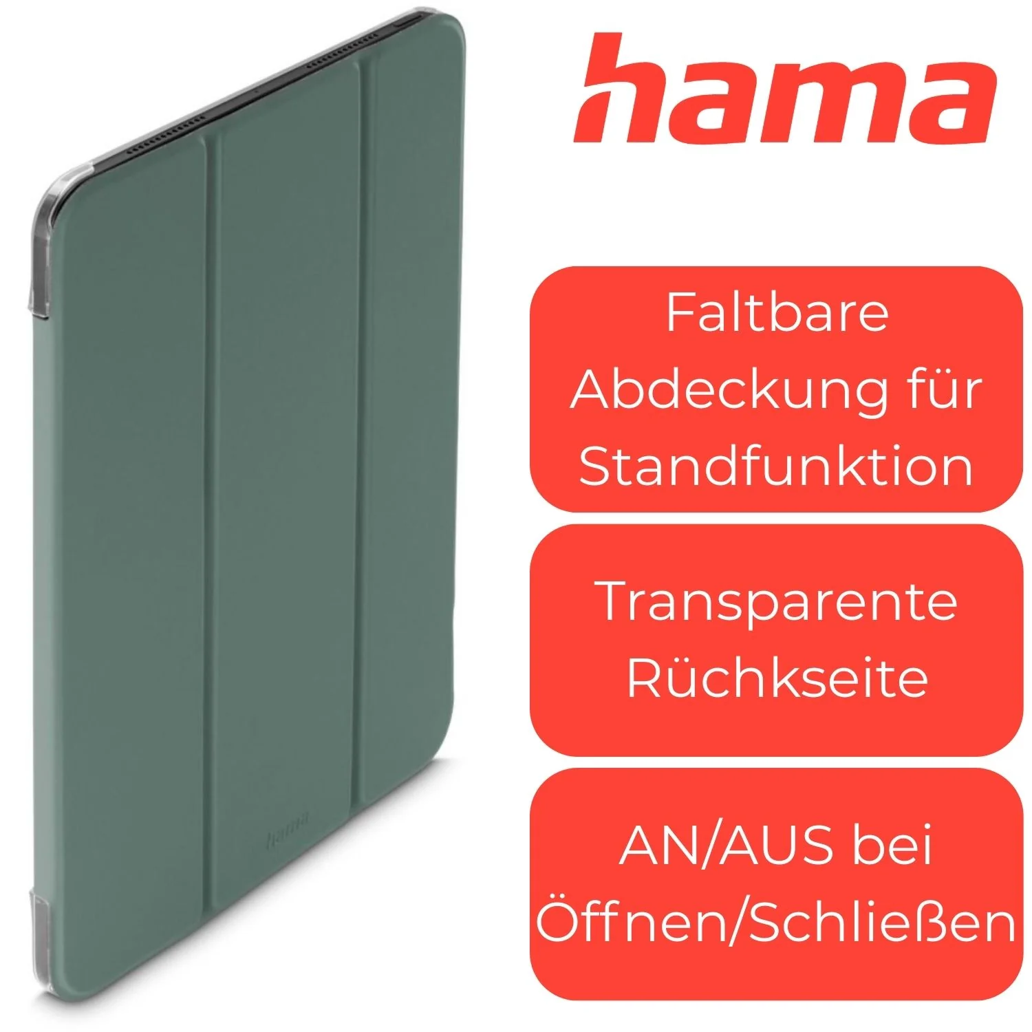 Tablet-Case Fold Clear Grün für Apple iPad Pro 11 M5 2025/M4 2024 - Image 8