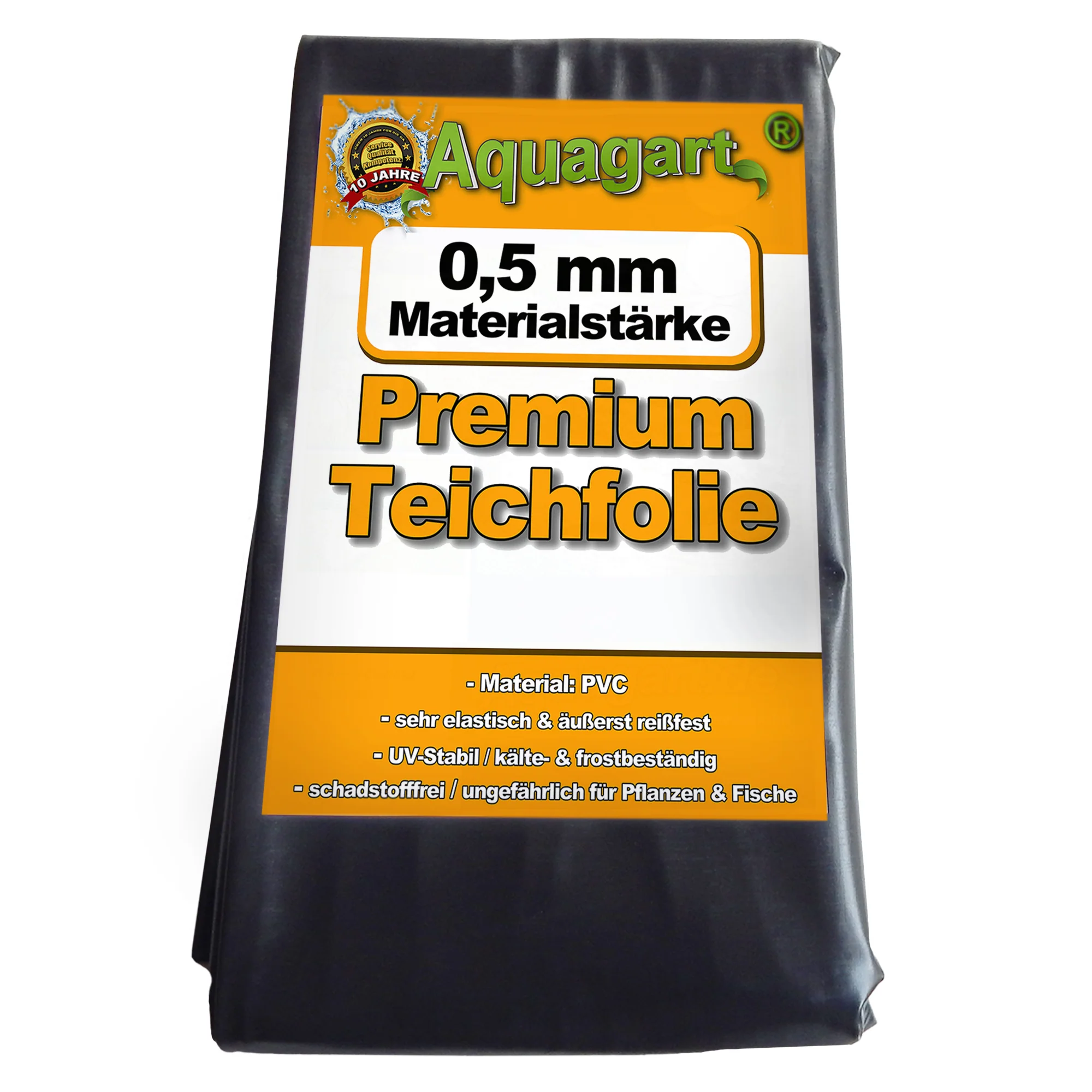 Teichfolie PVC 4m x 2m 0,5mm schwarz Folie für den Gartenteich - Image 11