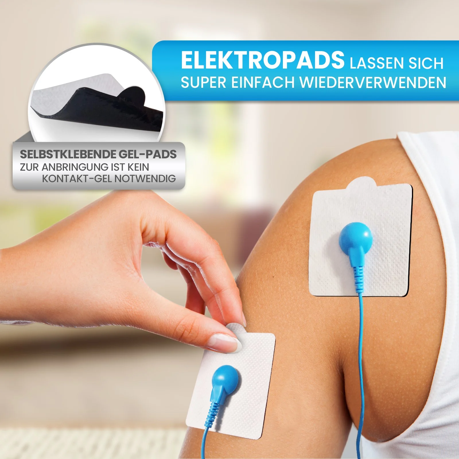 Tens Gerät Schmerztherapie Reizstromgerät Elektrostimulation - Image 6