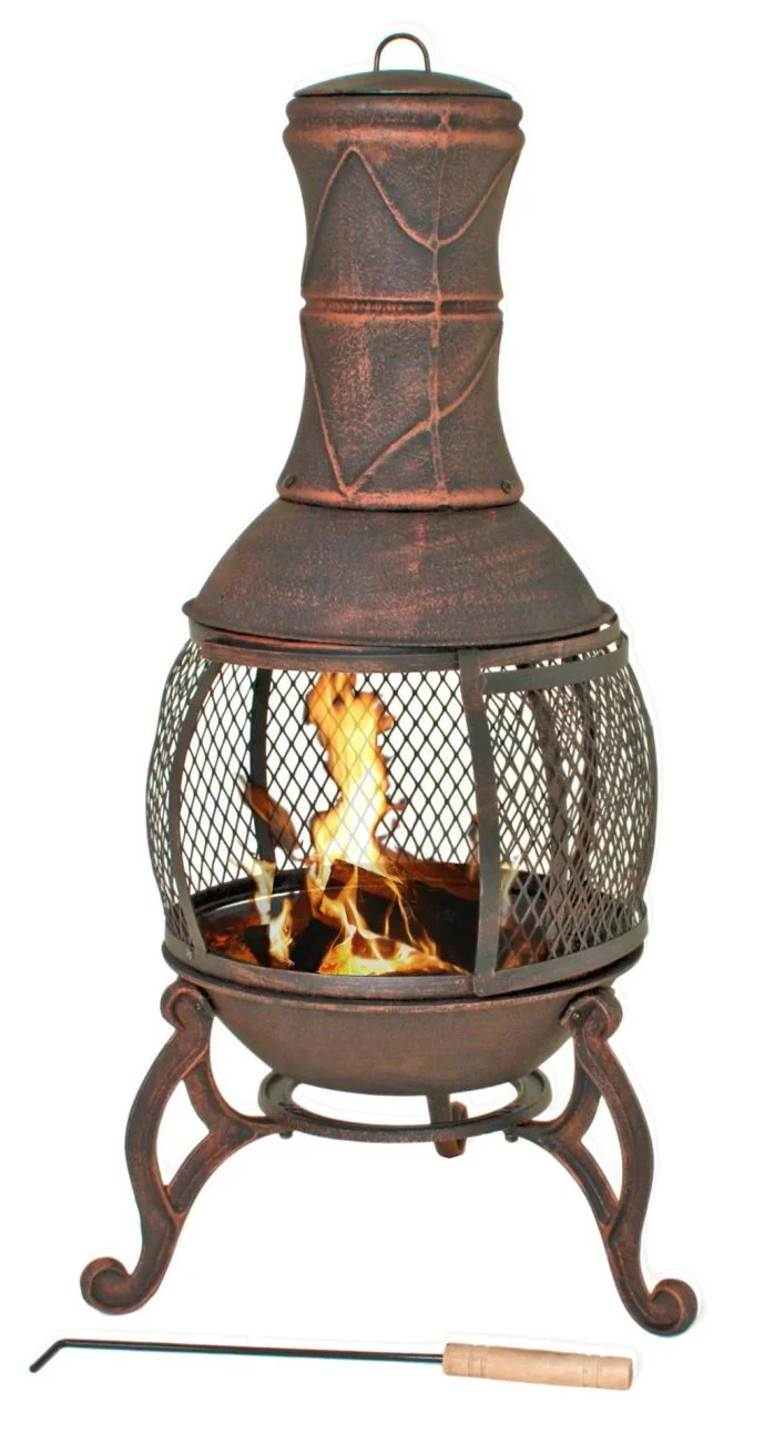 Terrassen-Grillofen aus Gusseisen – Für gemütliche Abende im Freien