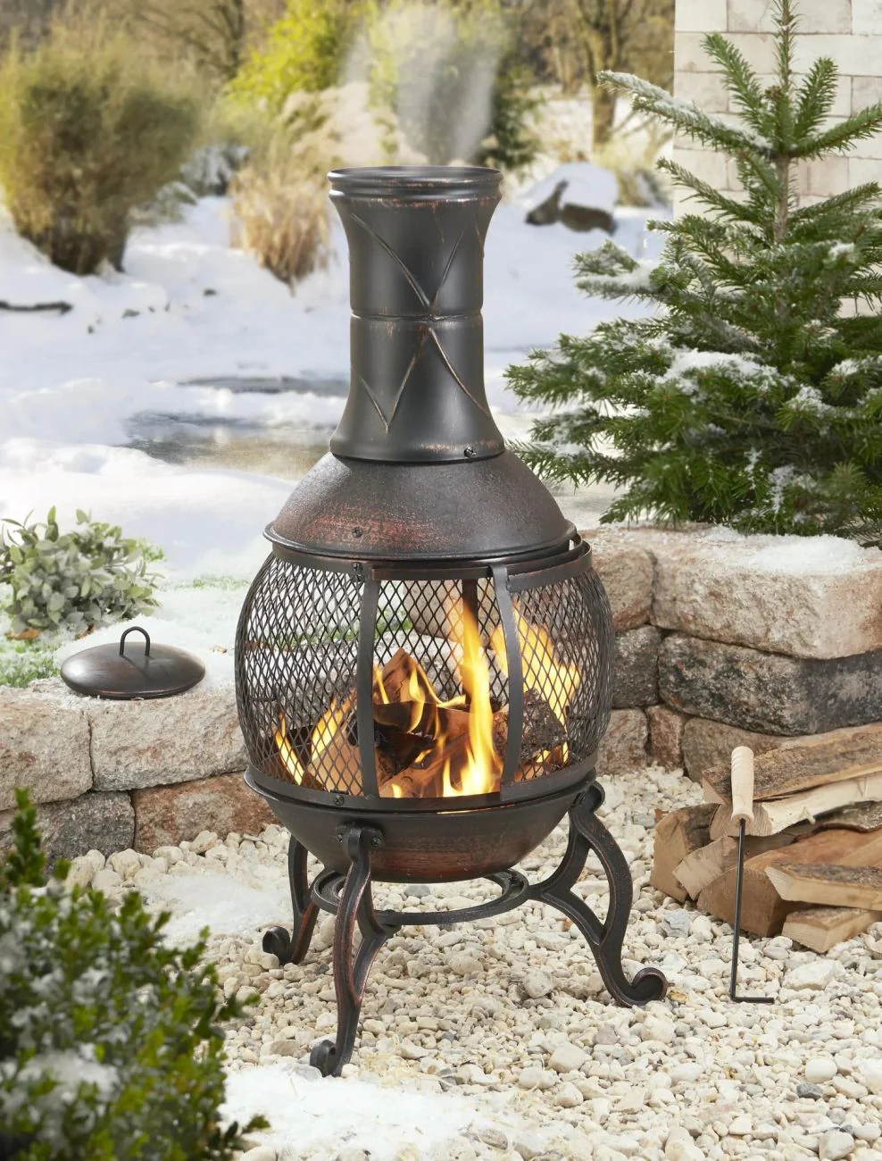 Terrassen-Grillofen aus Gusseisen – Für gemütliche Abende im Freien - Image 4