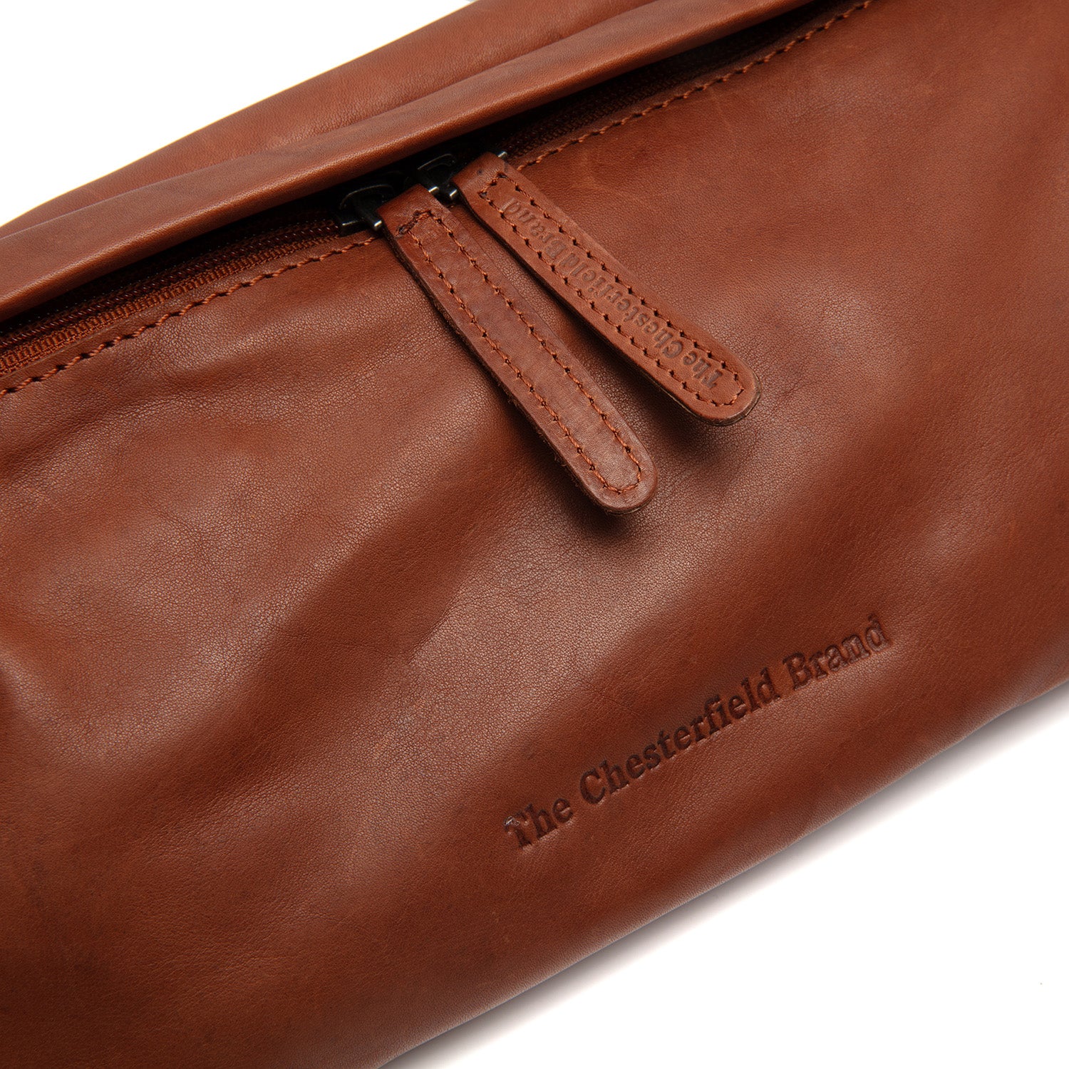 The Chesterfield Brand C23.1025 Kruger Waist Bag Washed Waxed Leder 31 cognac - Image 6