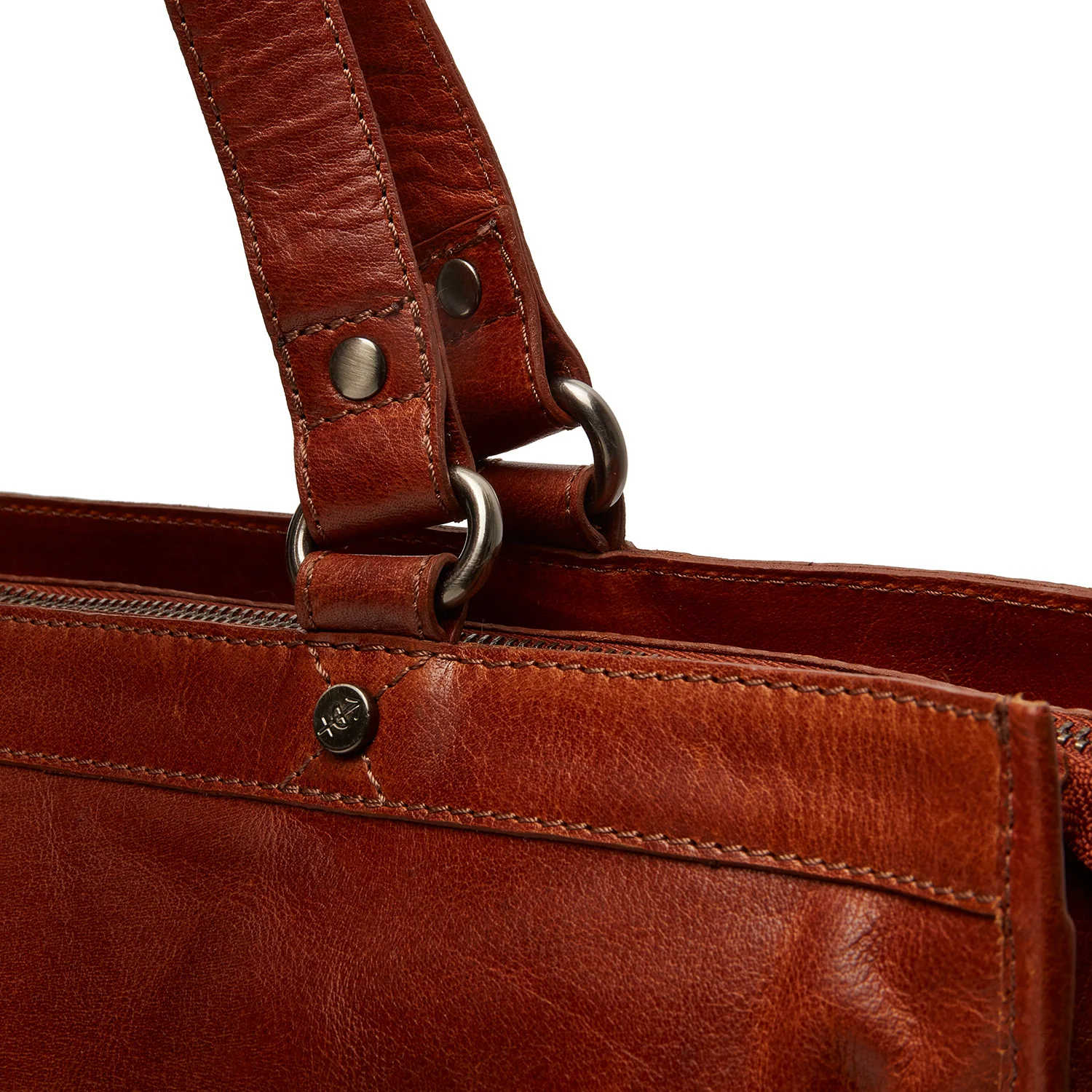 The Chesterfield Brand C38.0190 Stockholm Shopper Wax Pull Up Leder 05 white - Image 18