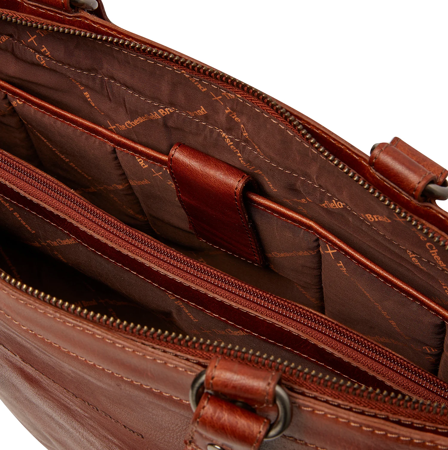 The Chesterfield Brand C38.0190 Stockholm Shopper Wax Pull Up Leder 05 white - Image 19