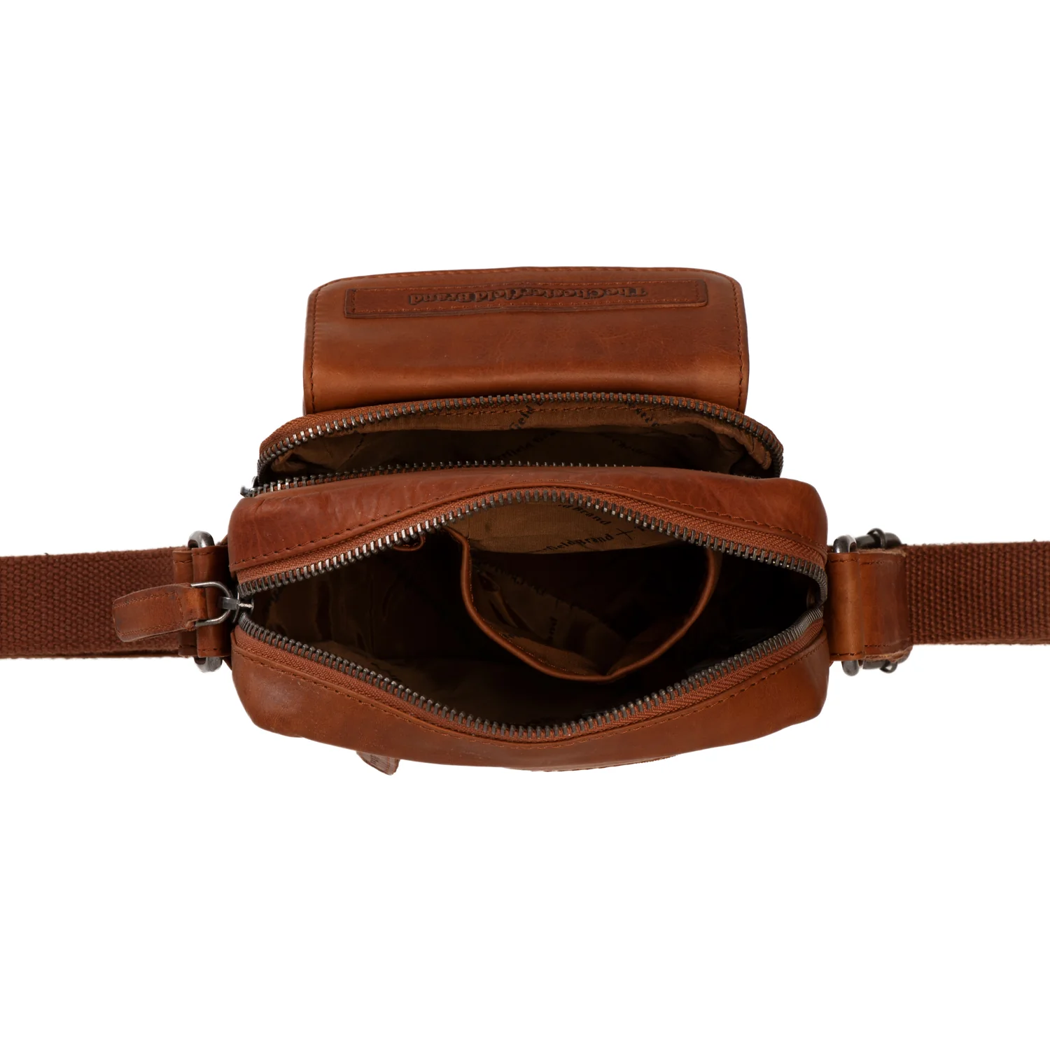 The Chesterfield Brand C48.0669 Anna Umhängetasche Wax Pull Up Leder 31 cognac - Image 2