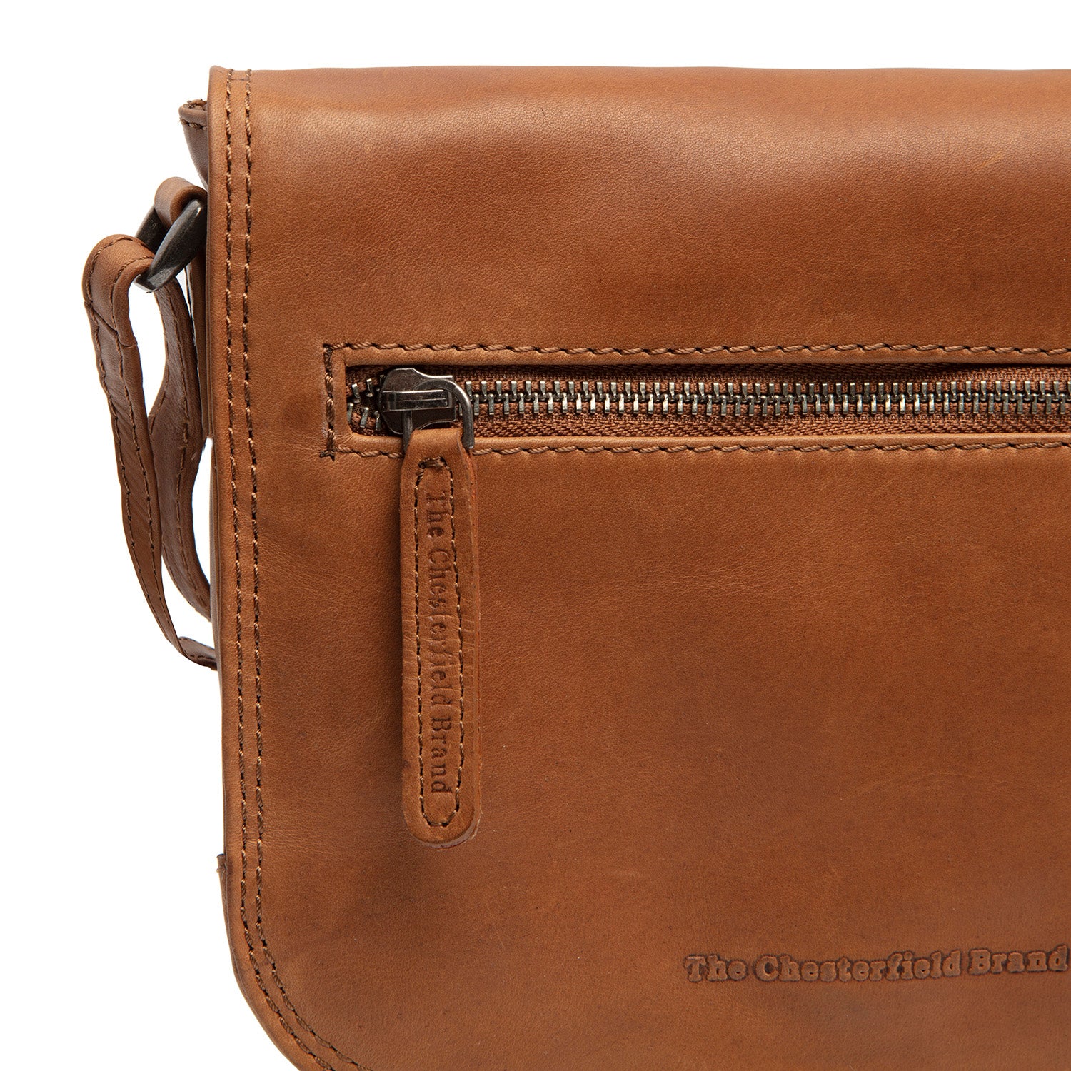 The Chesterfield Brand C48.0939 Coco Umhängetasche Wax Pull Up Leder 31 cognac - Image 2