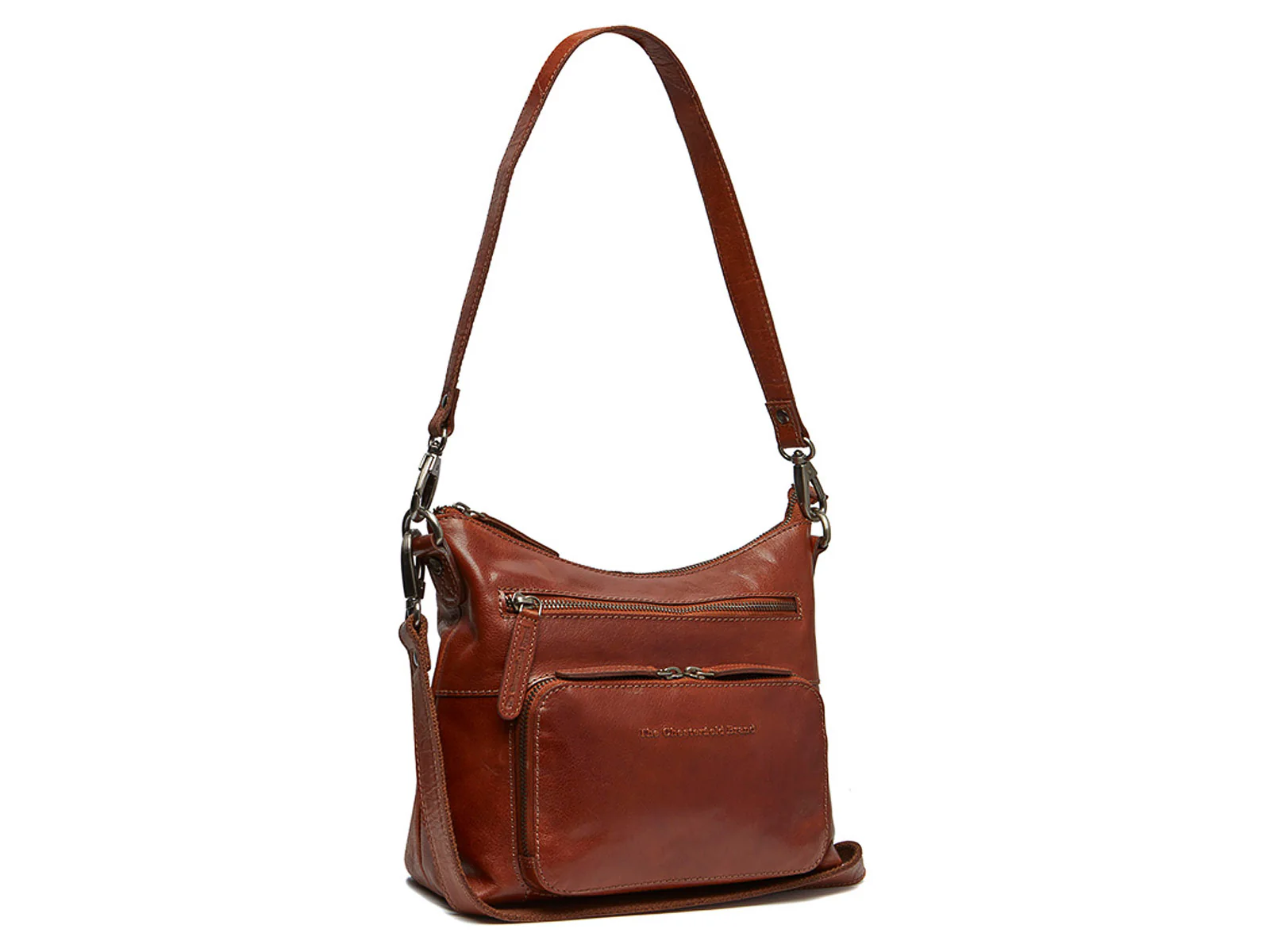 The Chesterfield Brand C48.1209 Tula Umhängetasche Antique Buff Crumbled Leder 31 cognac - Image 2
