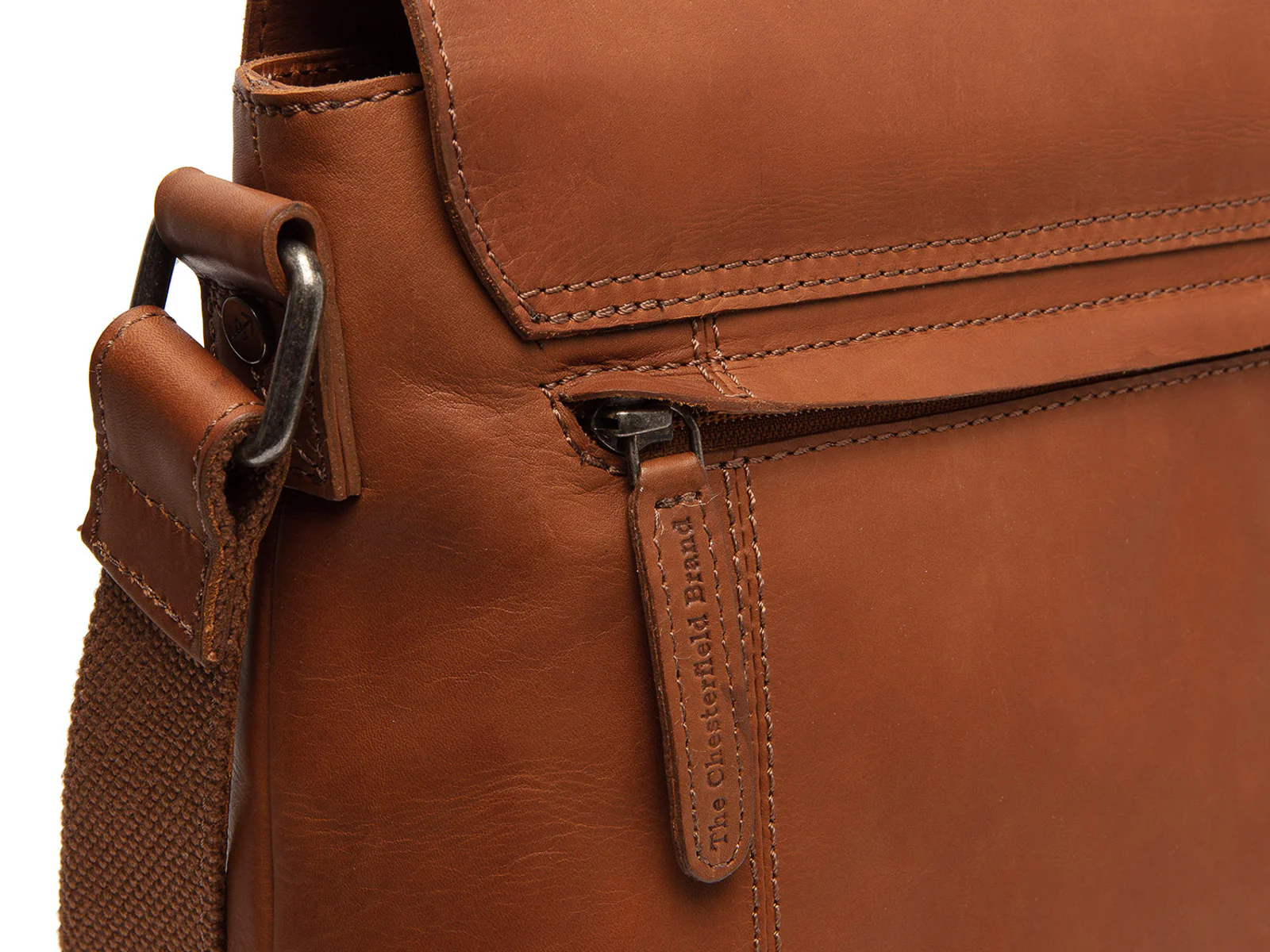 The Chesterfield Brand C48.1216 Tanga Umhängetasche Leder 31 cognac - Image 4