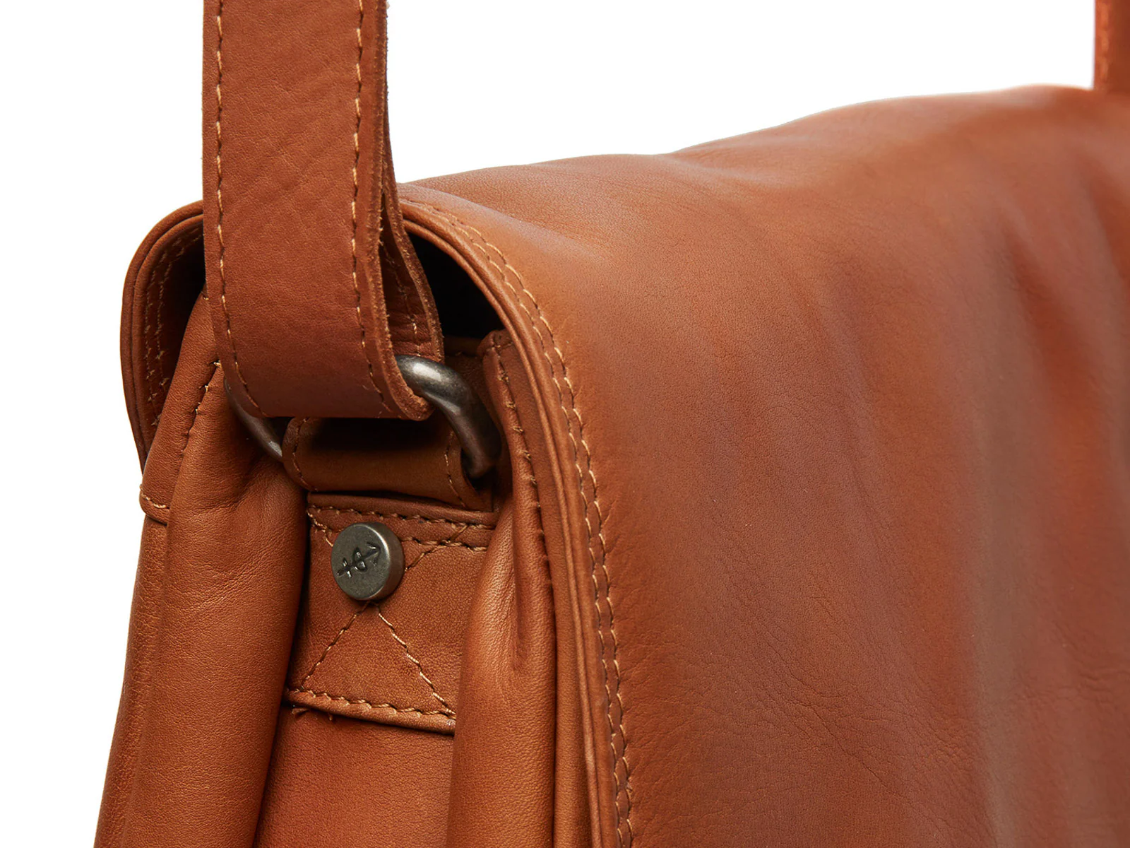 The Chesterfield Brand C48.1220 Tustin Umhängetasche/ Messenger Wax Pull Up Leder 31 cognac - Image 5
