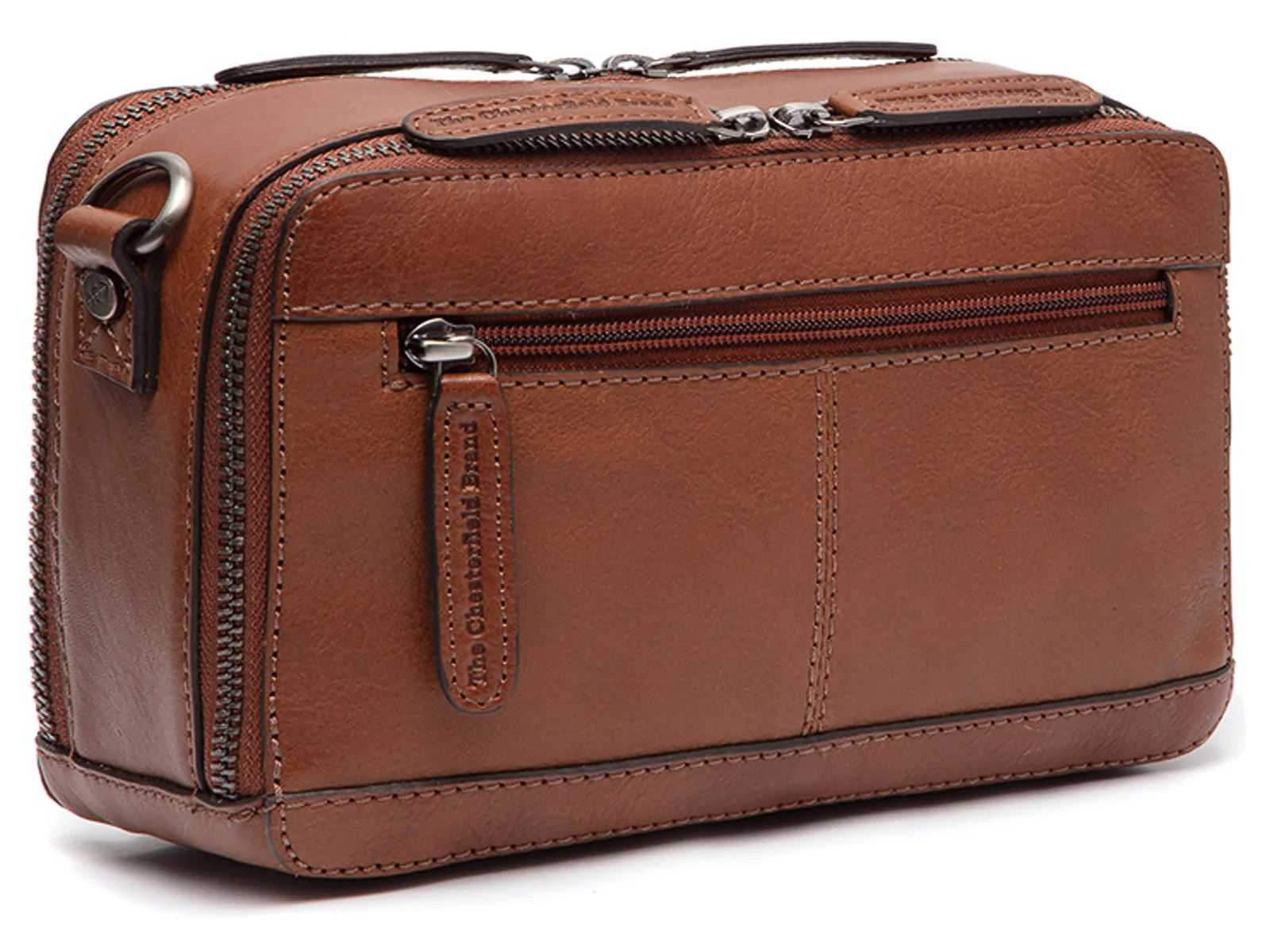 The Chesterfield Brand C48.1281 Bardolino umhängetasche Wax Pull Up Leder 31 cognac - Image 4