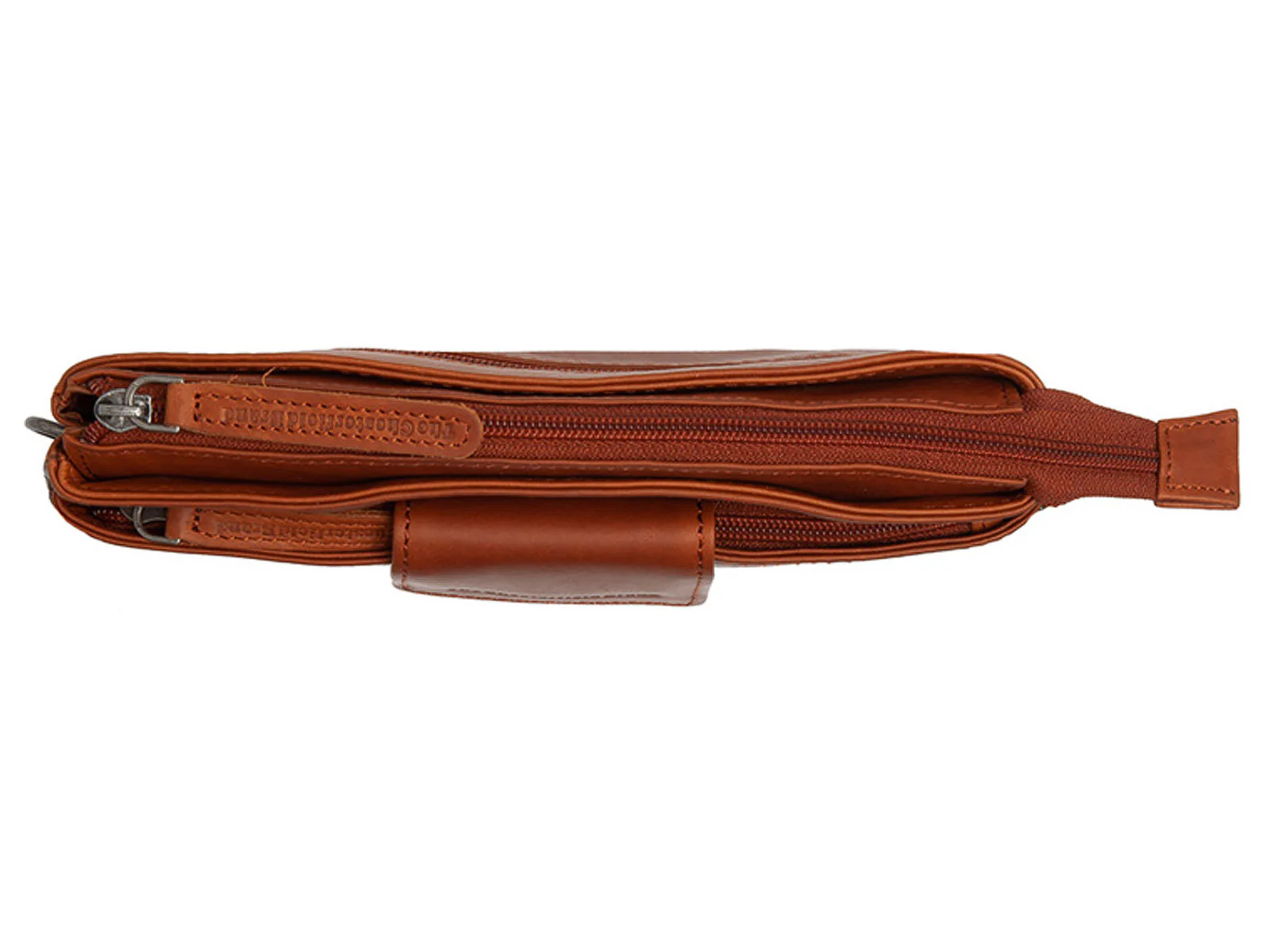 The Chesterfield Brand C48.1314 Thopson Umhängetasche Wax Pull Up Leder 31 cognac - Image 6