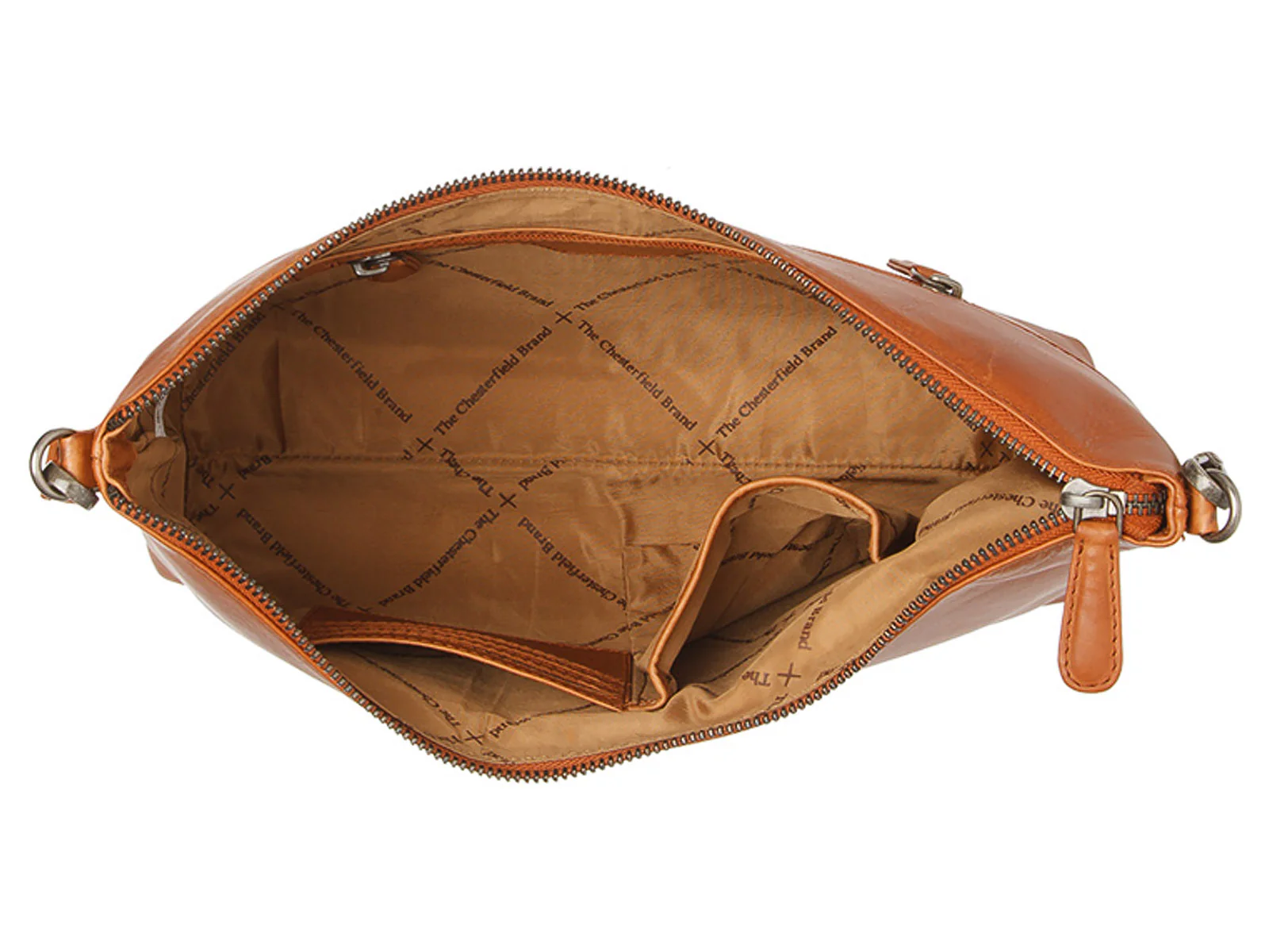 The Chesterfield Brand C48.1317 Kigali Umhängetasche Wax Pull Up Leder 31 cognac - Image 5