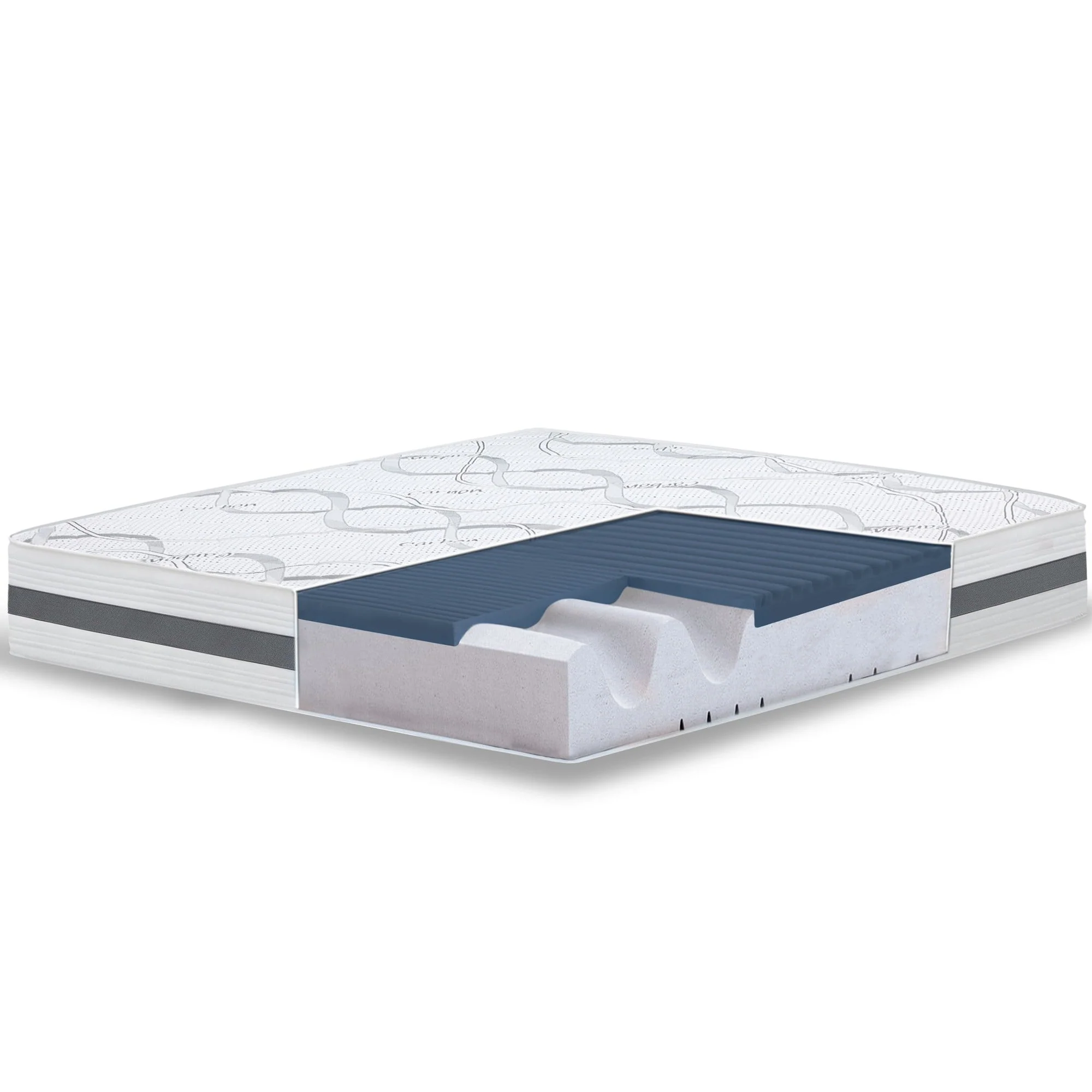 The White Stone Memory Foam Matratze 200x210 cm Höhe 22 cm - Image 24