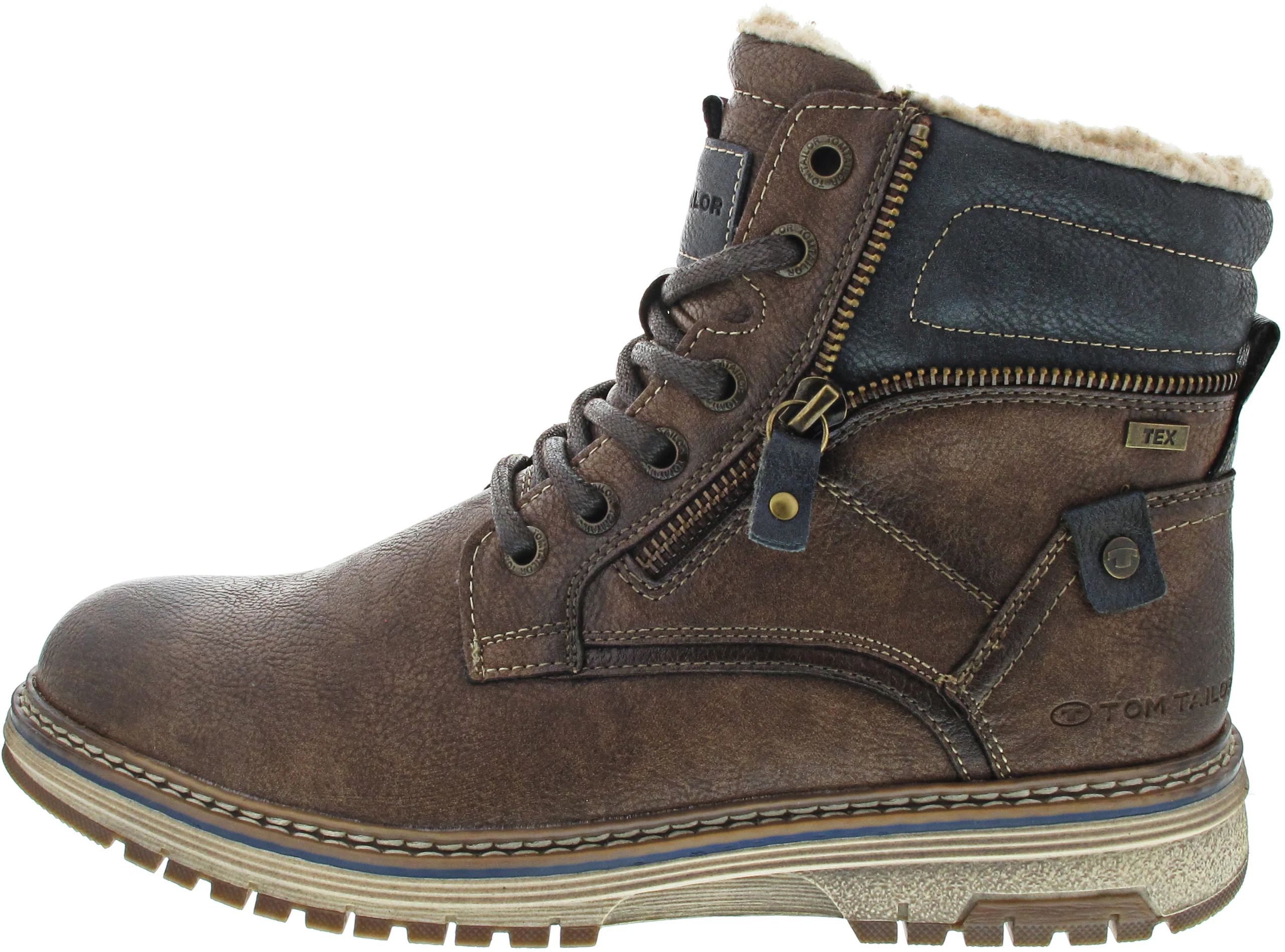Tom Tailor Schnürstiefel Braun - Image 19