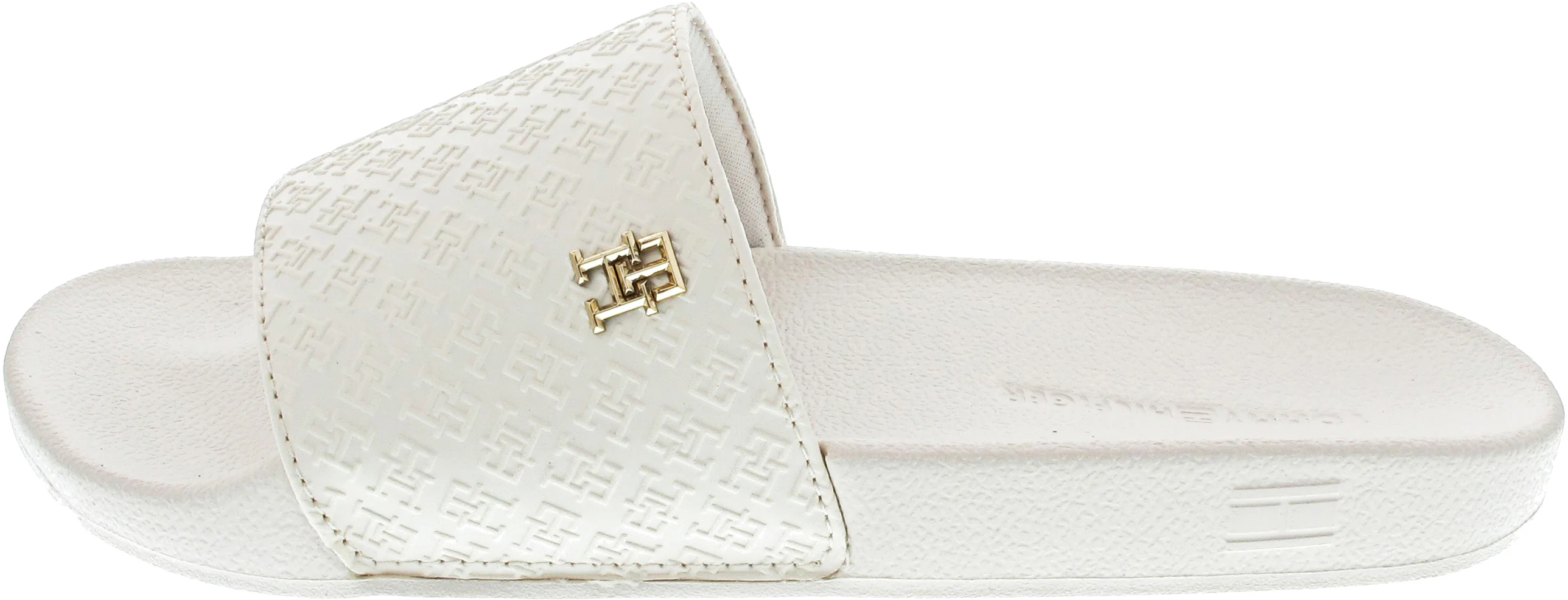 Tommy Hilfiger Monogram Poolside Pantolette Beige - Image 3