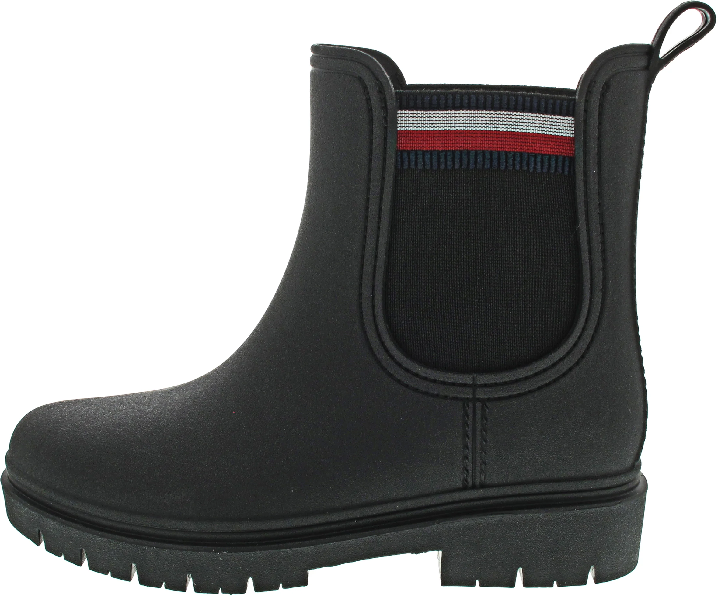 Tommy Hilfiger Rain Boot Ankle Elastic Gummistiefel Schwarz