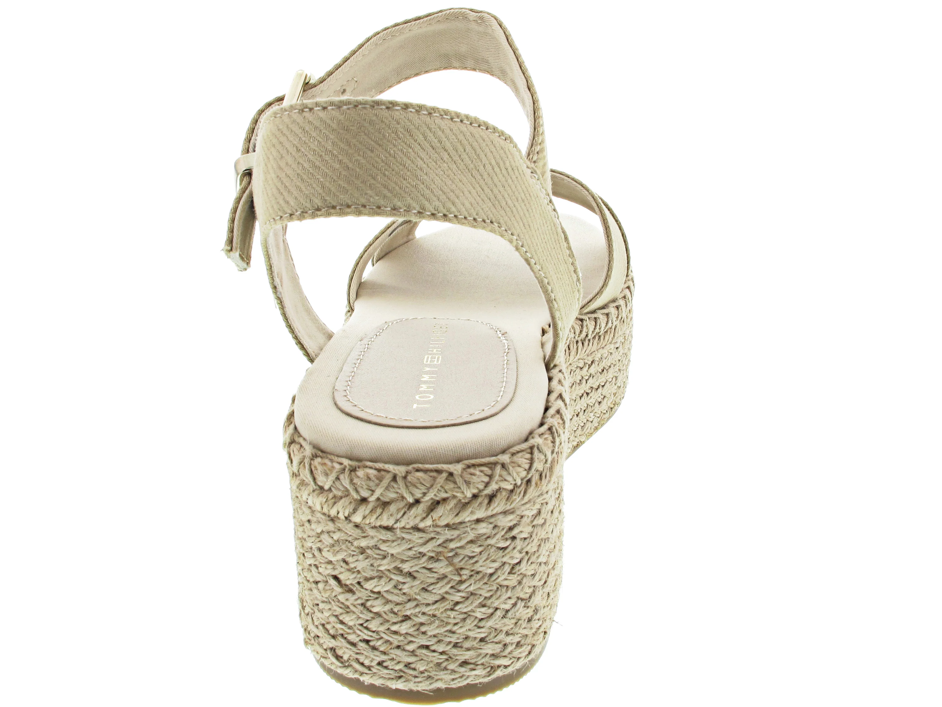 Tommy Hilfiger Shiny Touches Flatform We Sandalette Beige - Image 4