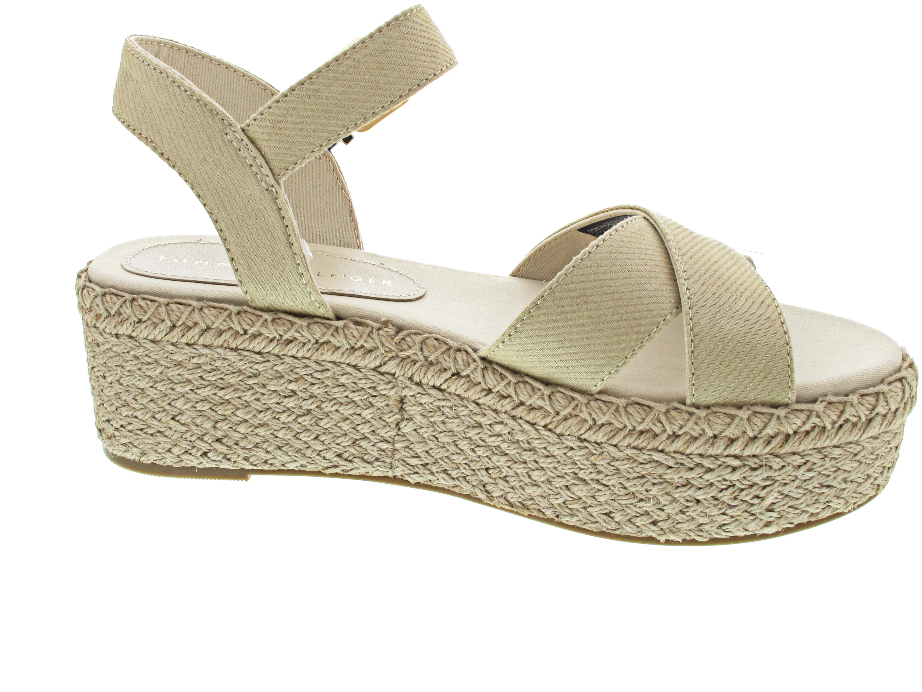 Tommy Hilfiger Shiny Touches Flatform We Sandalette Beige - Image 5