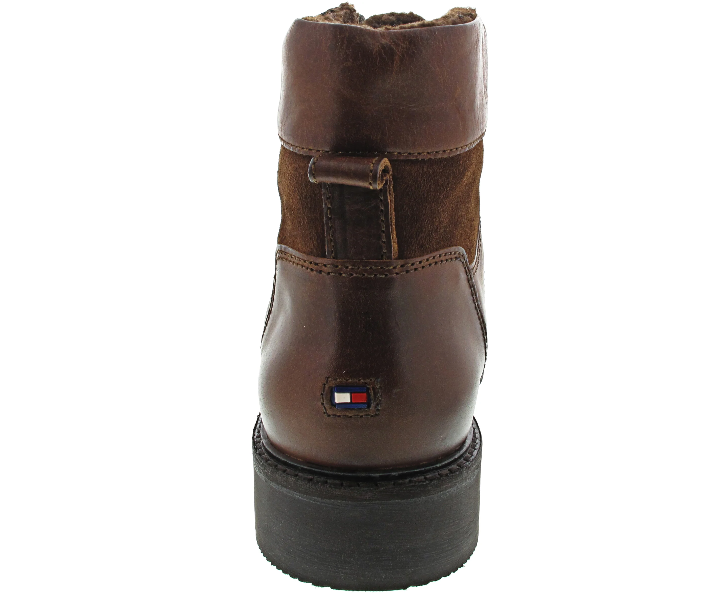 Tommy Hilfiger Warm Mix Lace Boot Schnürstiefel Braun - Image 9