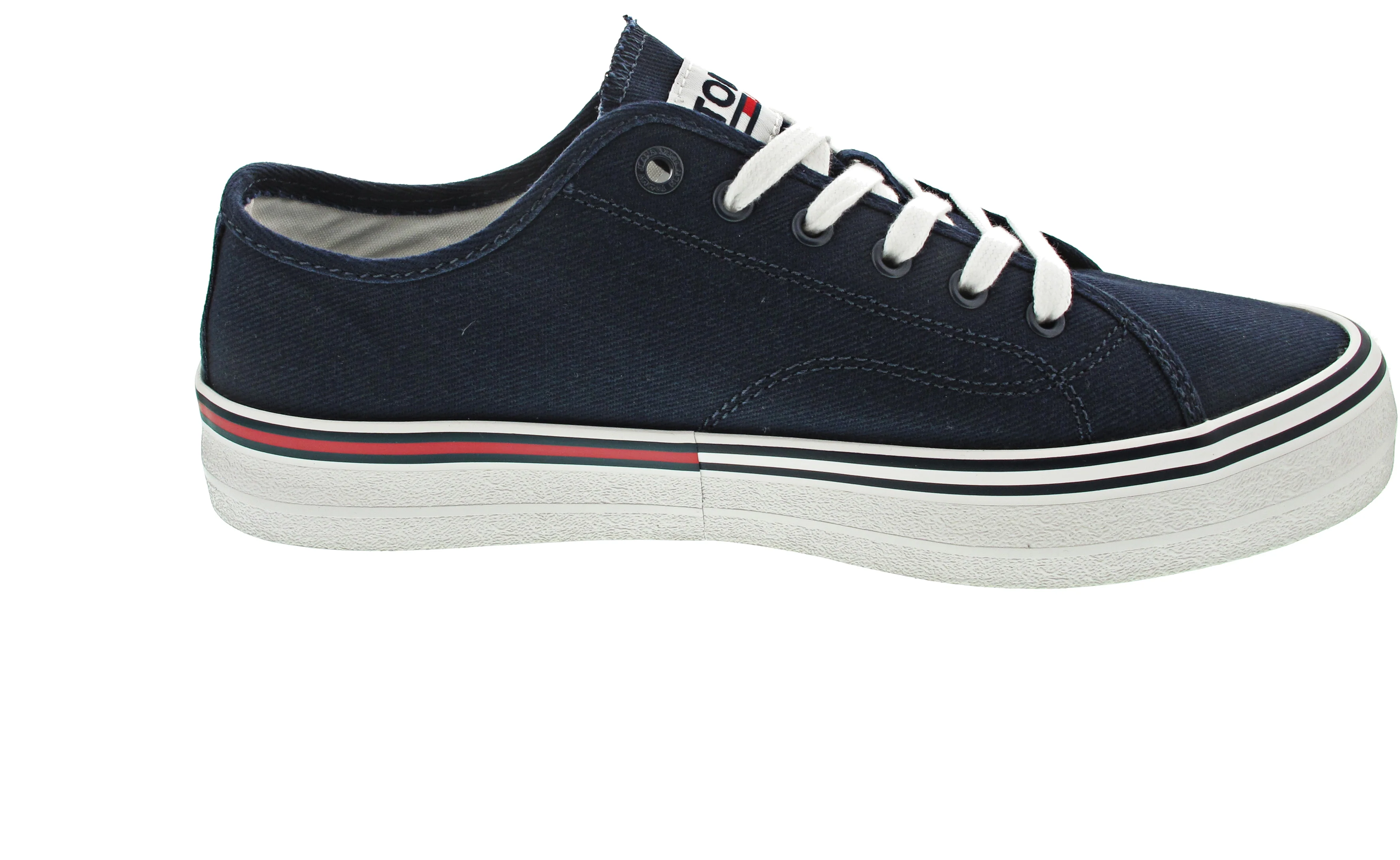 Tommy Jeans Essential Low Cut Sneaker low Blau - Image 12