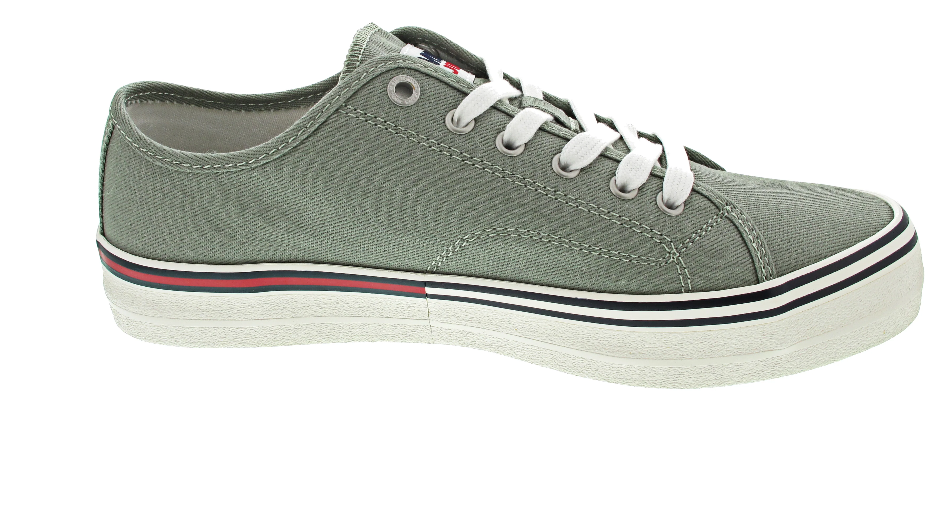 Tommy Jeans Essential Low Cut Sneaker low Grün - Image 21