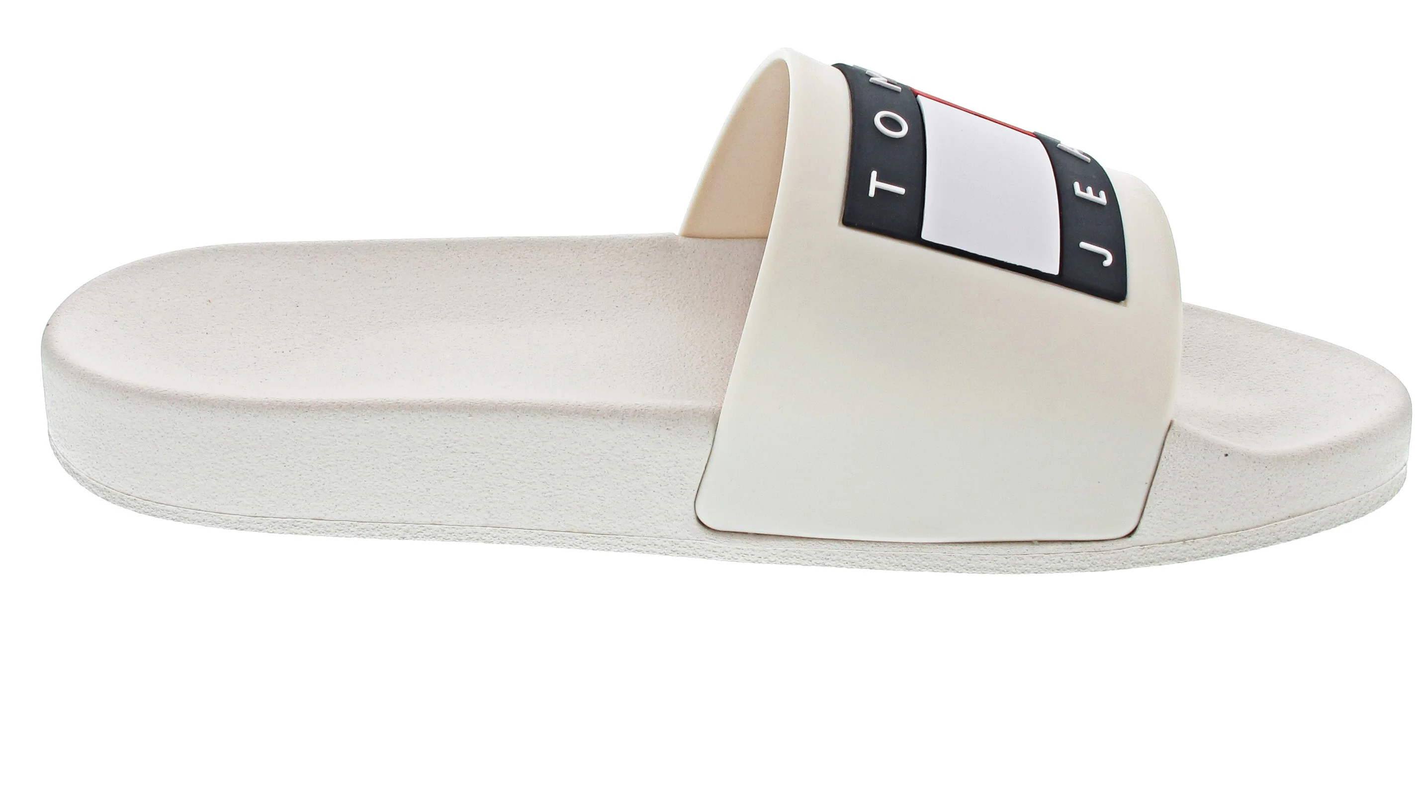 Tommy Jeans Flag Pool Slide Pantolette Beige - Image 14
