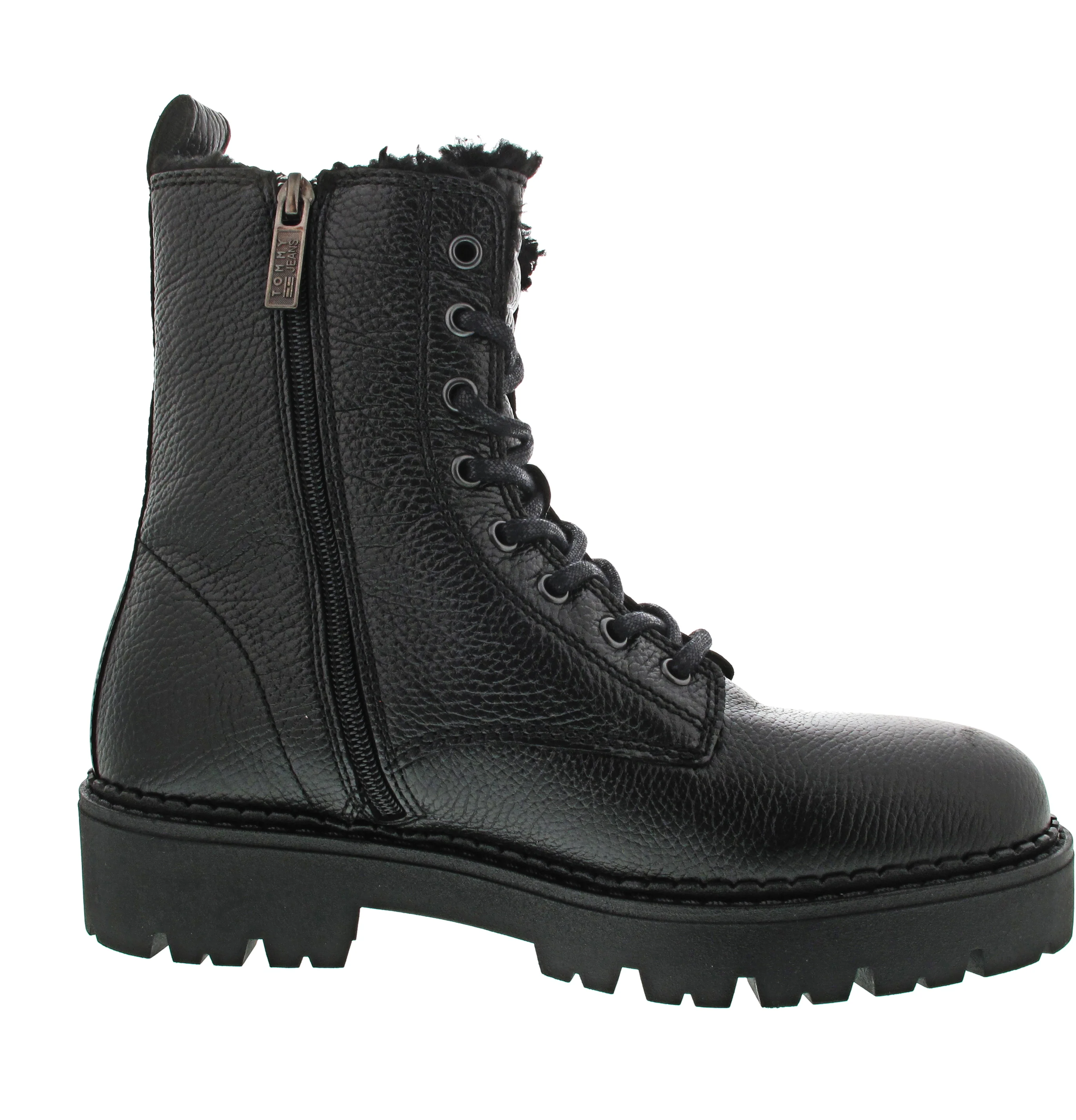 Tommy Jeans Lace Up Heritage Boot Boots Schwarz - Image 6
