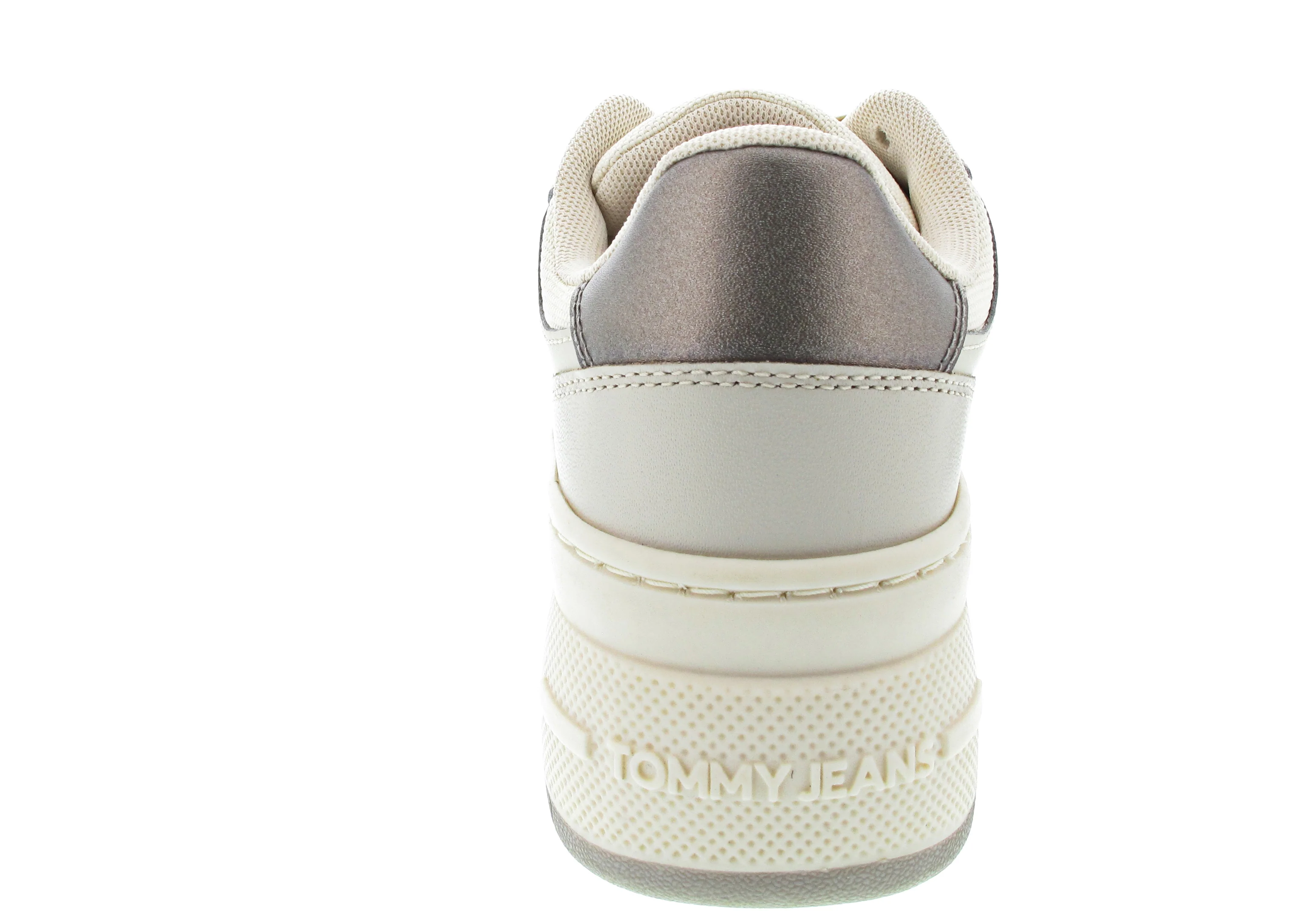 Tommy Jeans Retro Basket Flatform Sneaker Beige - Image 9