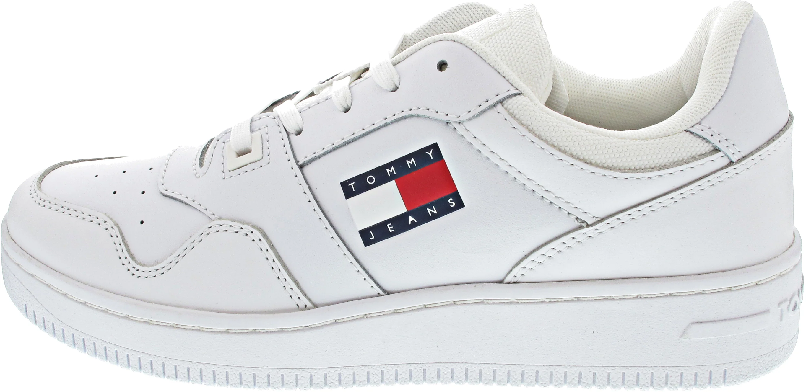 Tommy Jeans TJM Retro Basket ESS Sneaker Weiß - Image 5
