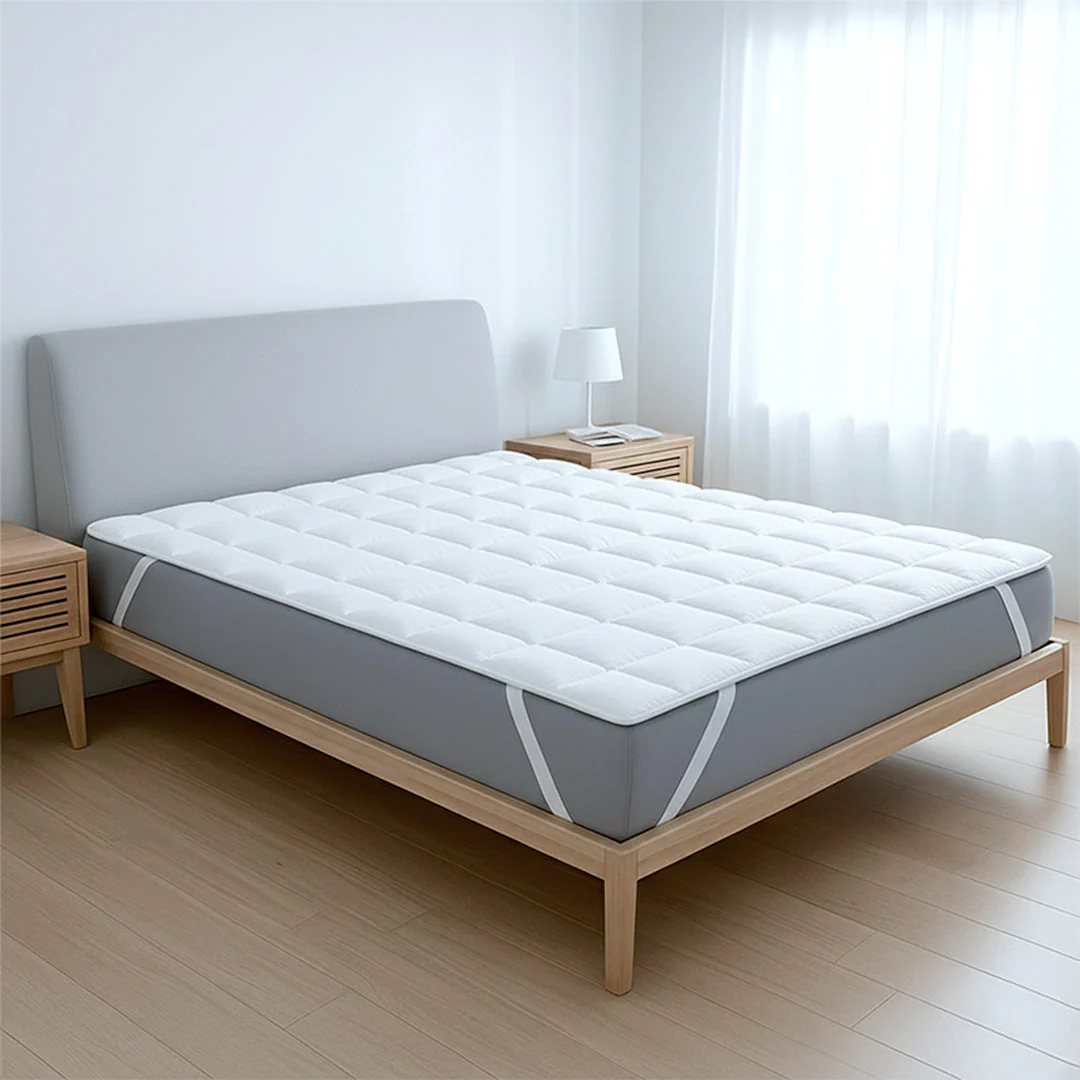 Topper| 500 g/m² Füllung | Atmungsaktive Mikrofaserhülle mit Eckgummis | 160x200 - Image 94