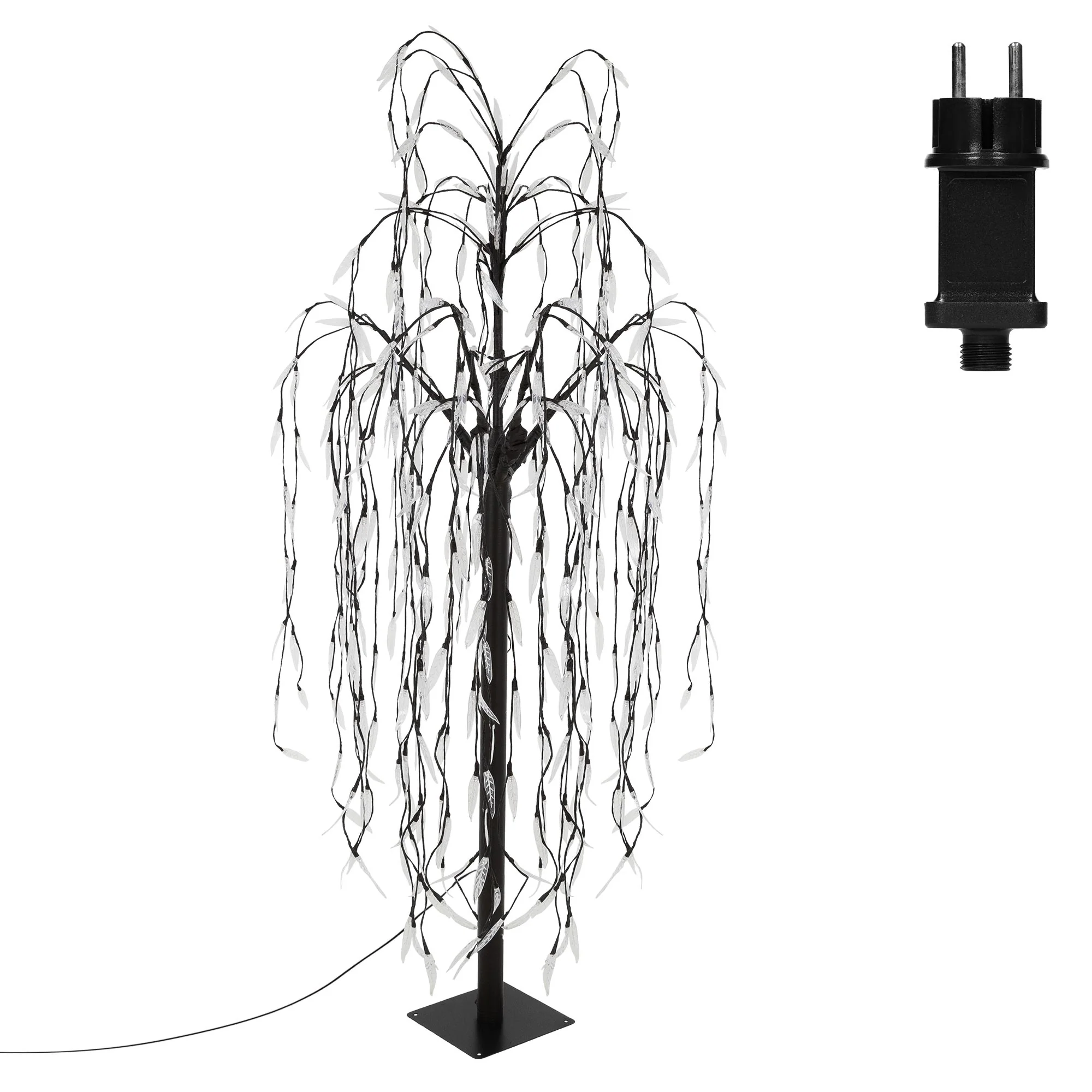 Trauerweide 210x140 cm Warmweiß mit 810 LEDs aus Metall und Kunststoff - Image 2