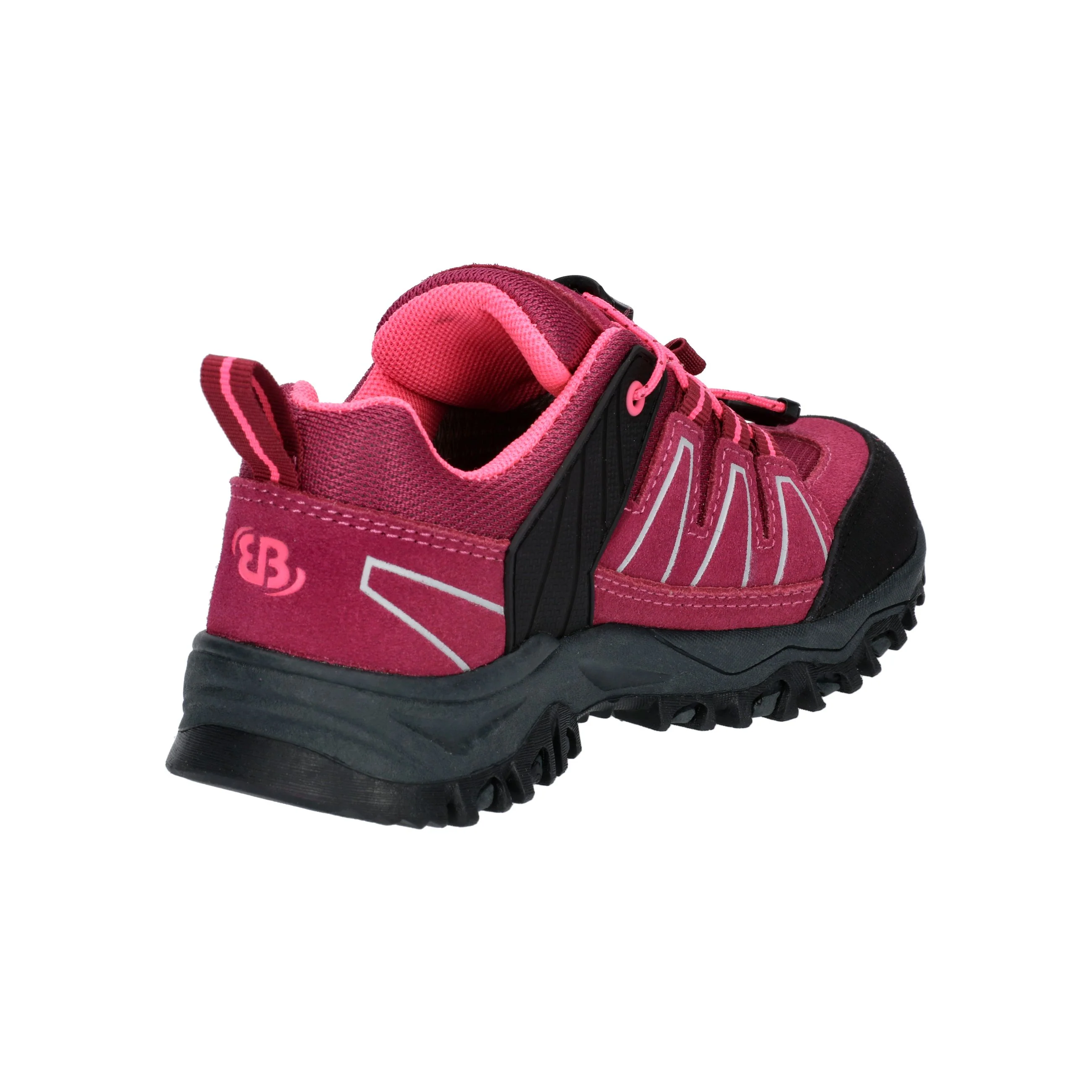 Trekkingschuh Mädchen Schnellschnürsystem wasserdicht rosa Brütting Mount Pinos Kids Low - Image 46