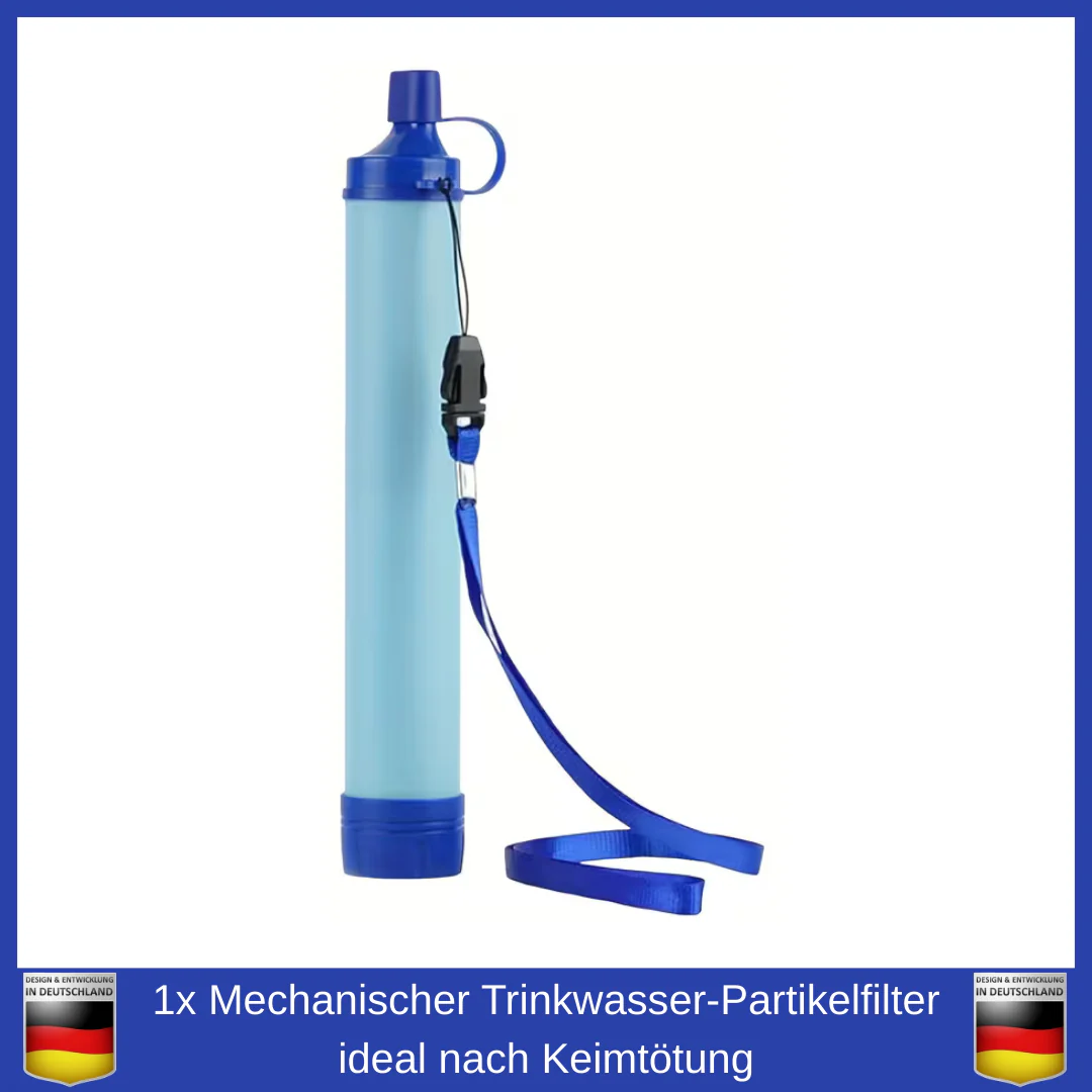 Trinkwasseraufbereitung Notfall 4er Set Ausrüstung Tabletten Trinkwasser Notfallrucksack - Image 5