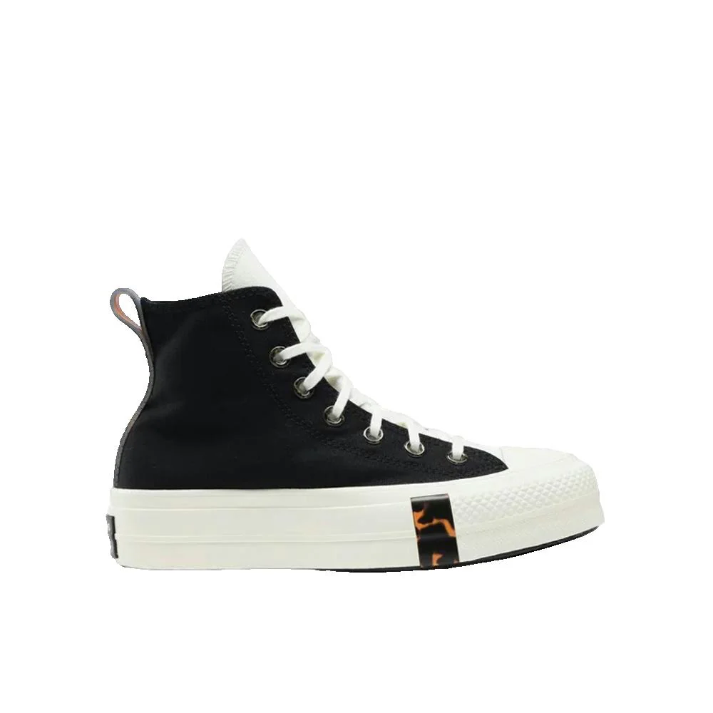 Turnschuhe Frau Converse Chuck Taylor All Star Lift Platform Tortoise Schwarz - Image 29