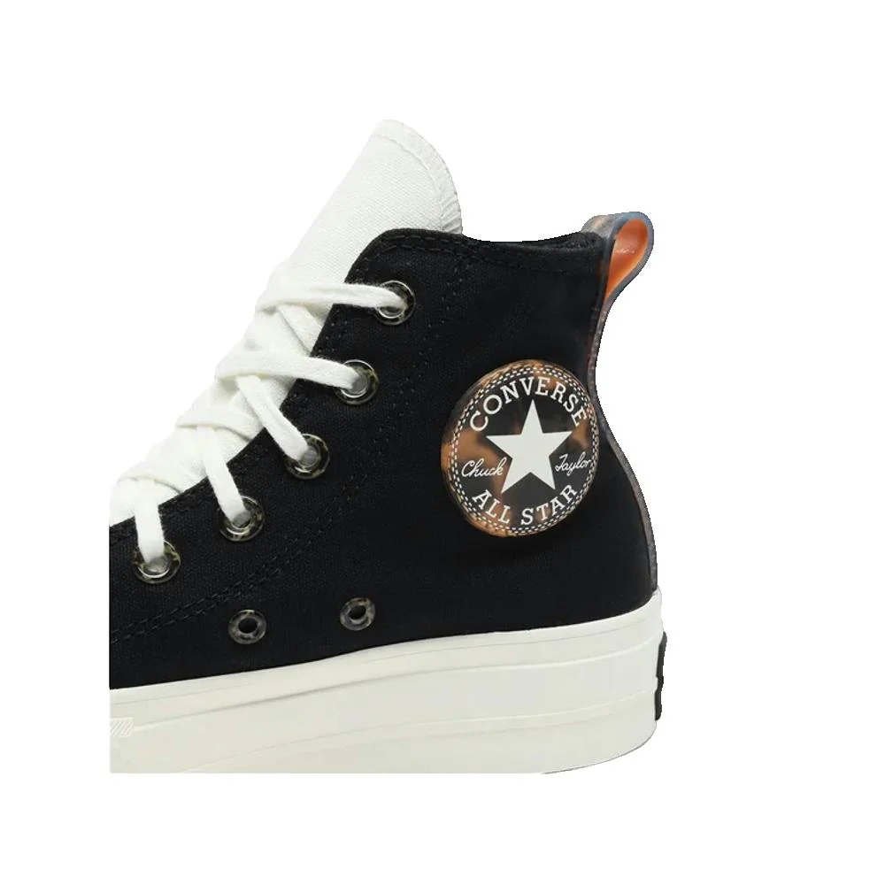 Turnschuhe Frau Converse Chuck Taylor All Star Lift Platform Tortoise Schwarz - Image 30