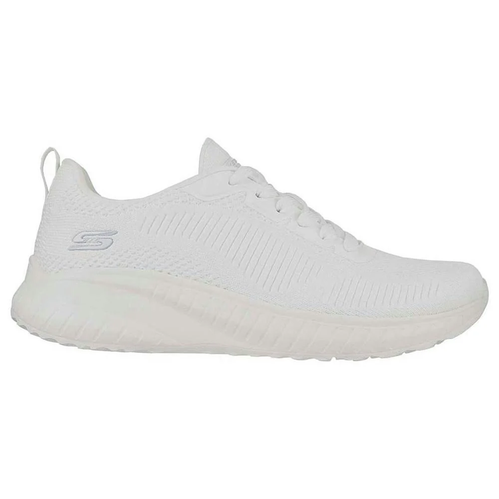 Turnschuhe Frau Skechers Bobs Squad Chaos Face Off Weiß