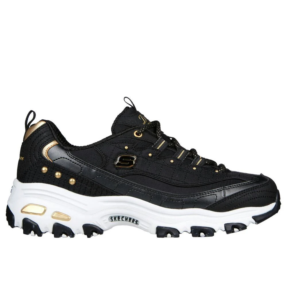Turnschuhe Frau Skechers Dlites Schwarz - Image 2