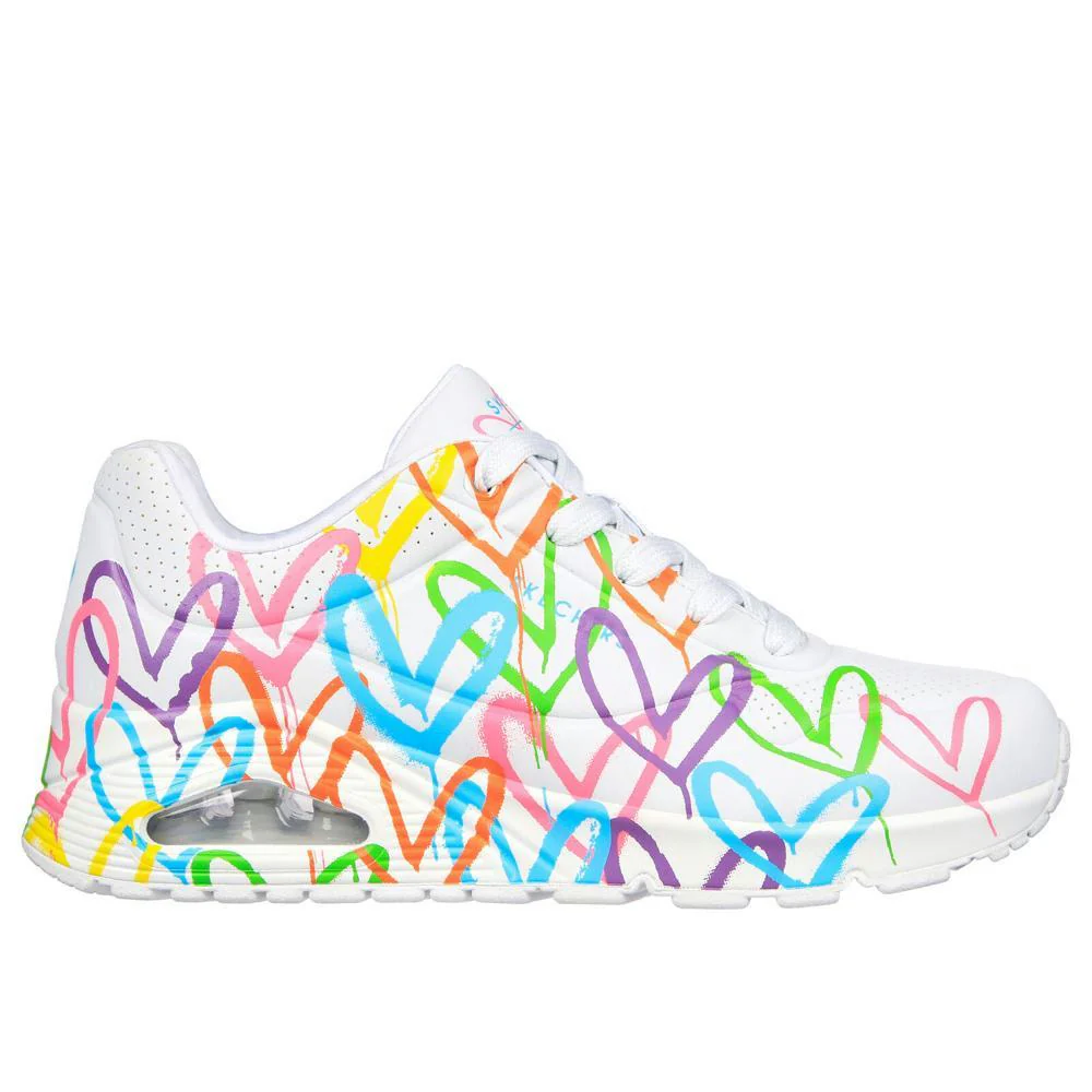 Turnschuhe Frau Skechers Uno Highlight Love Weiß - Image 10