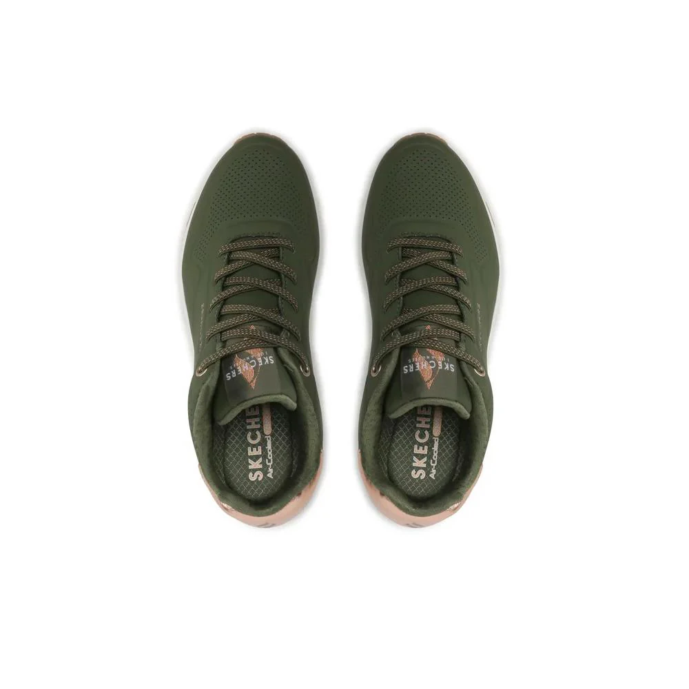 Turnschuhe Frau Skechers Uno Shimmer Away Khaki - Image 33