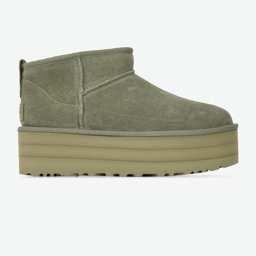 Turnschuhe Frau Ugg Classic Ultra Platform Khaki - Image 13