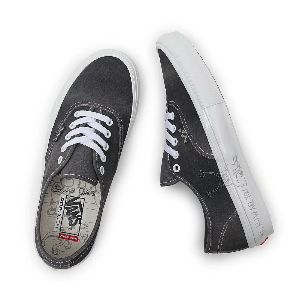 Turnschuhe Mann Vans Daniel Johnston Skate Authentic Grau - Image 54