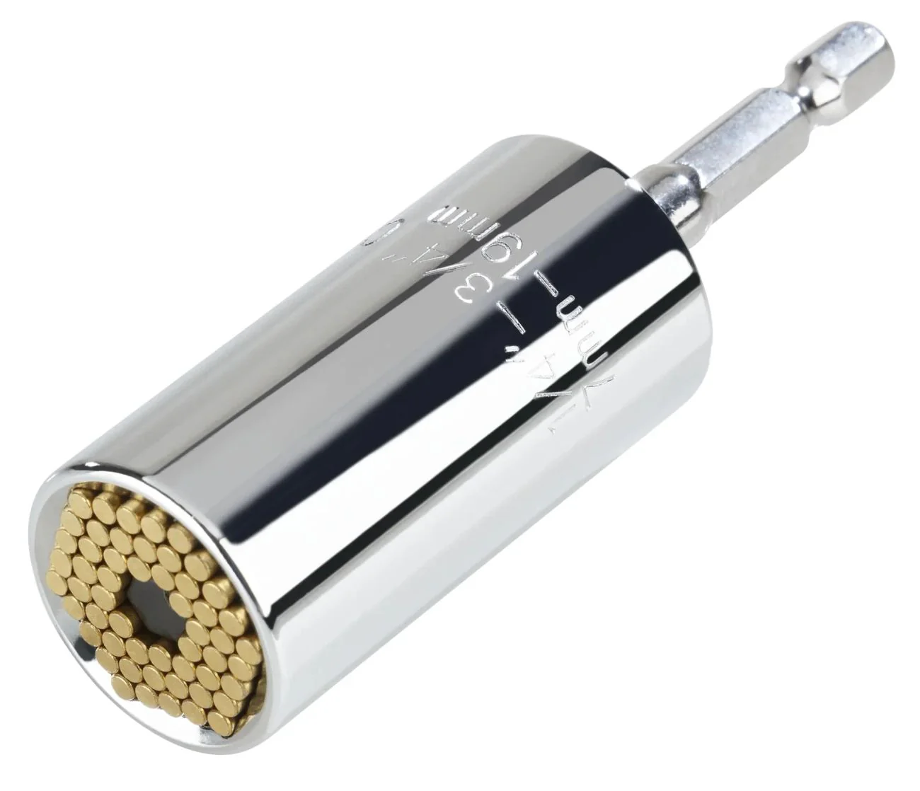 Universal Nuss Steckschlüssel mit Titan-Einsatz für 7-19 mm