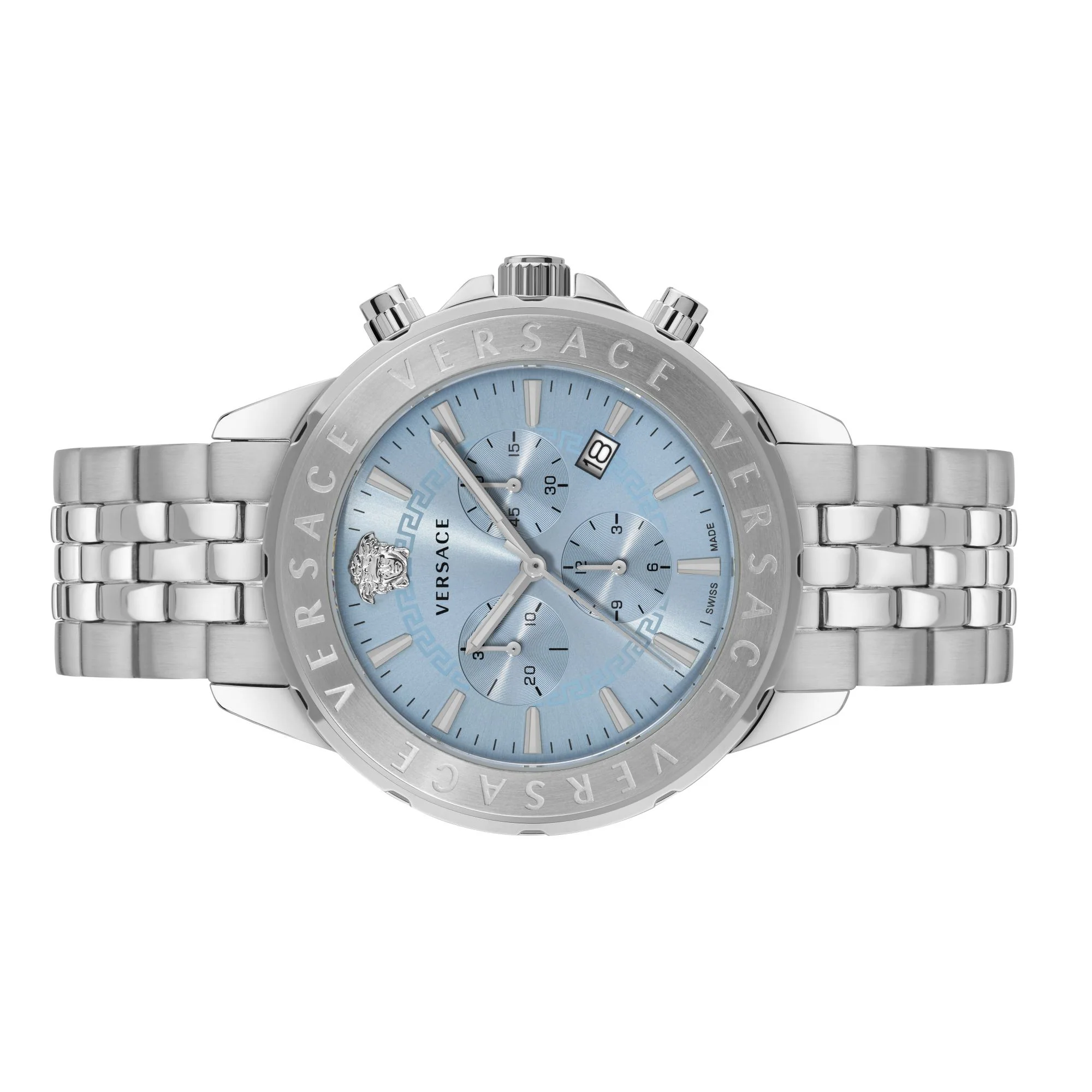 Versace Herren Uhr Armbanduhr Chronograph Signature VEV602325 Edelstahl - Image 2
