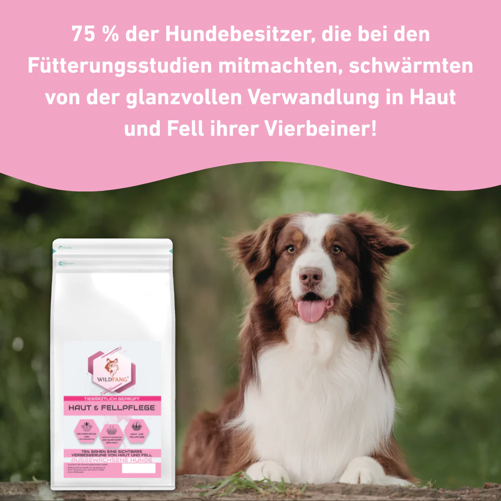 VetLine Trockenfutter mit Peptiden für Hunde - Haut und Fell - 2 x 1,5 kg - Image 7