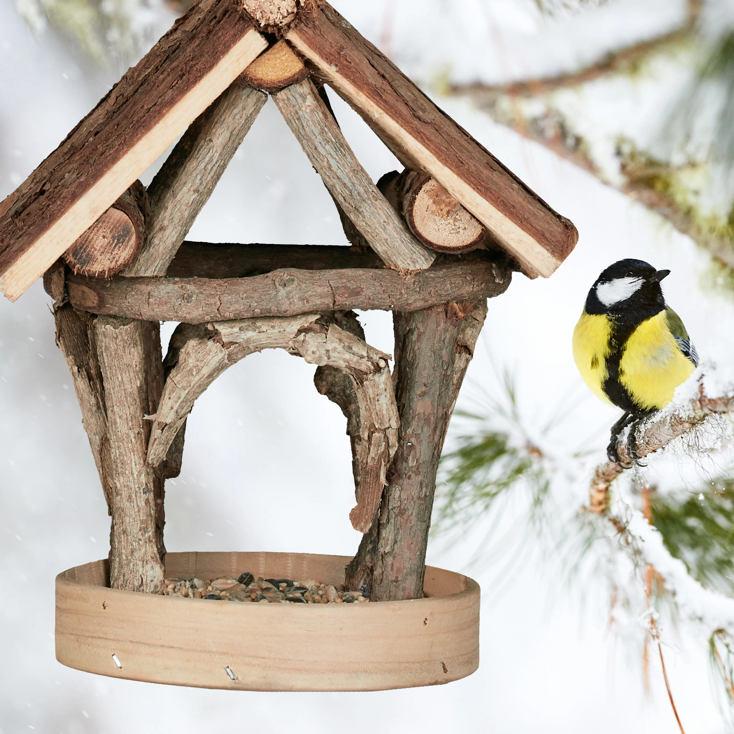 Vogelfutterhaus zum Aufhängen - Image 5