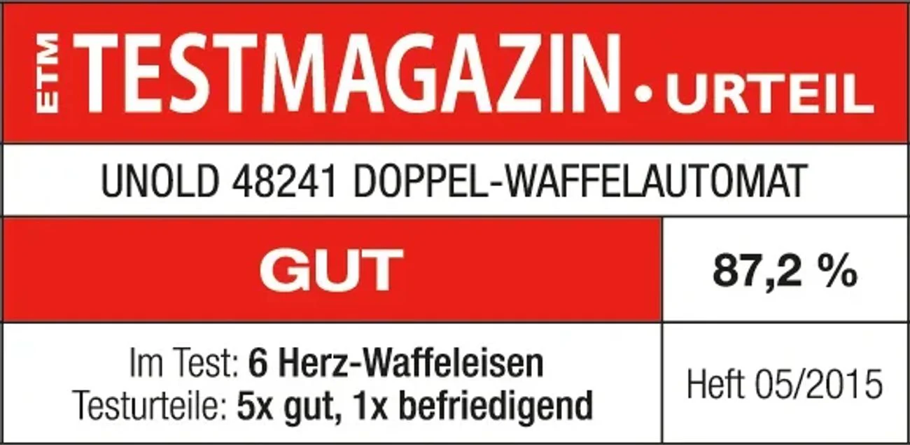 Waffeleisen unold 48241 Doppel-Herzform 1200 W - Image 8